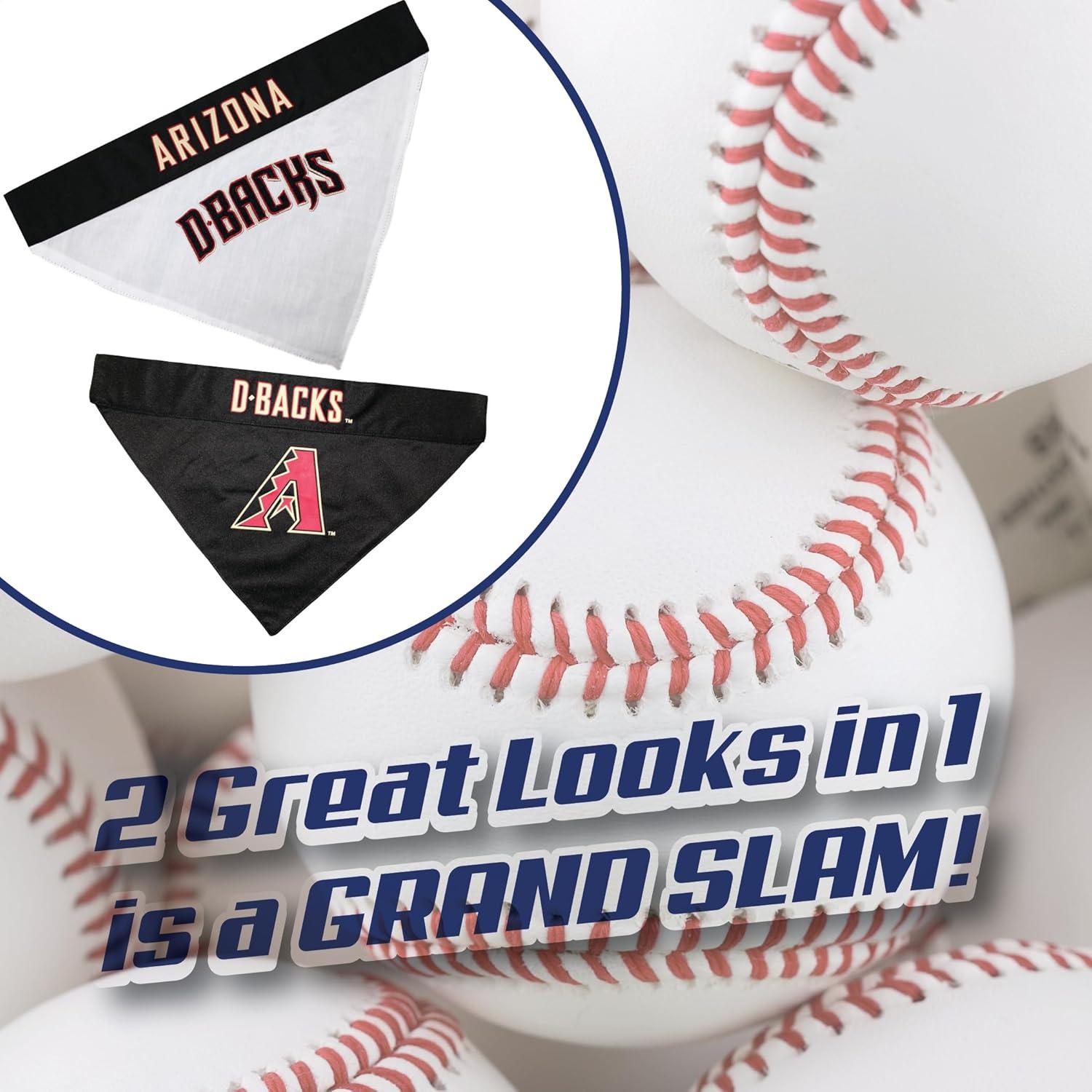 Bandana Reversible para Mascotas Pets First MLB Arizona Diamondbacks Pequeña/Mediana