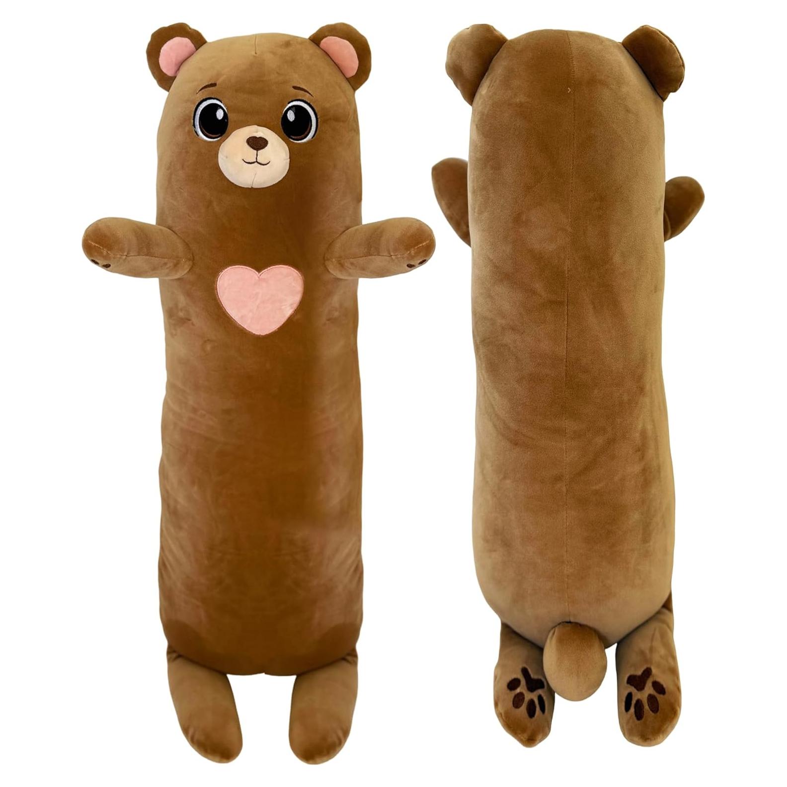 Almohada de Cuerpo Oso de Peluche Cuddle Paws 58 cm
