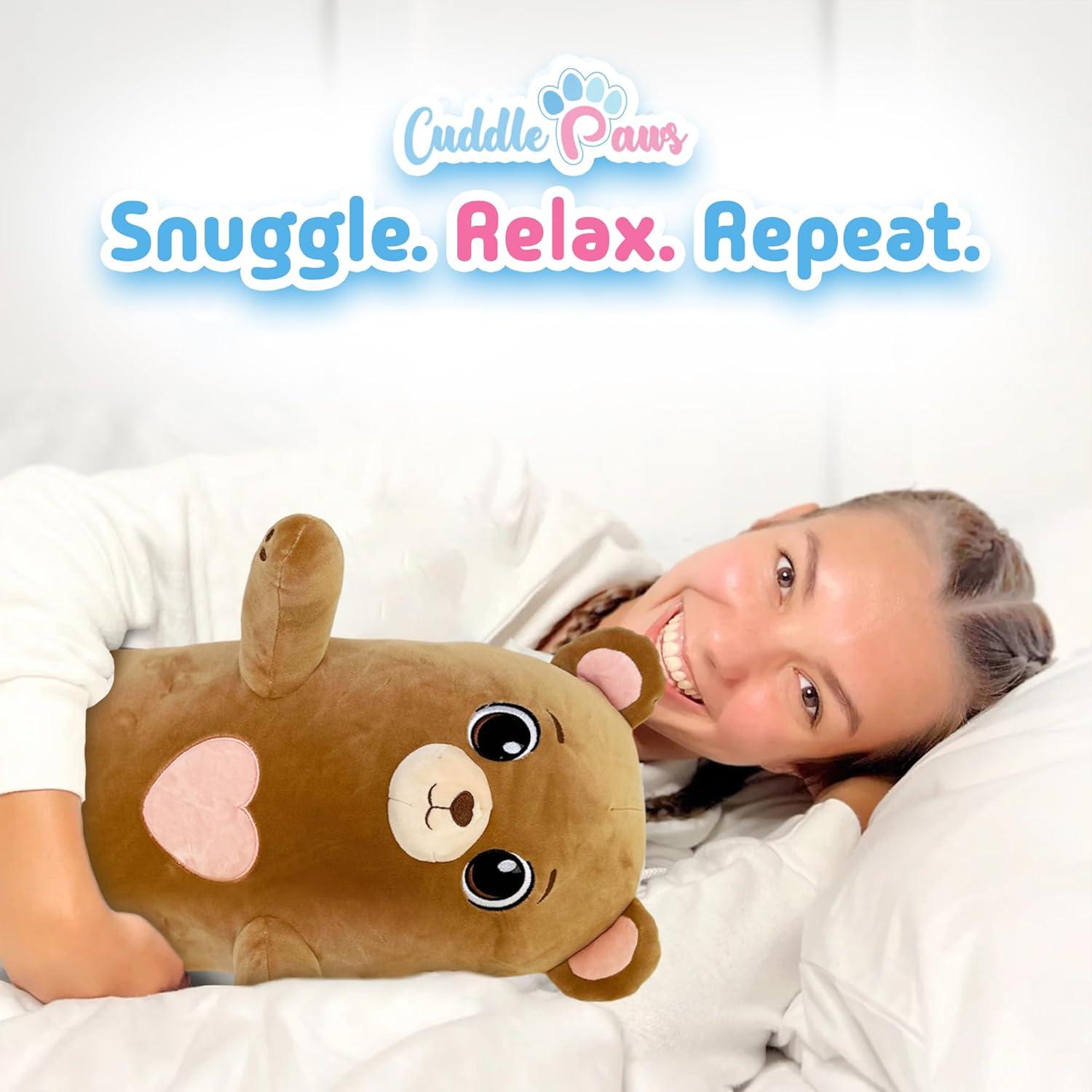 Almohada de Cuerpo Oso de Peluche Cuddle Paws 58 cm