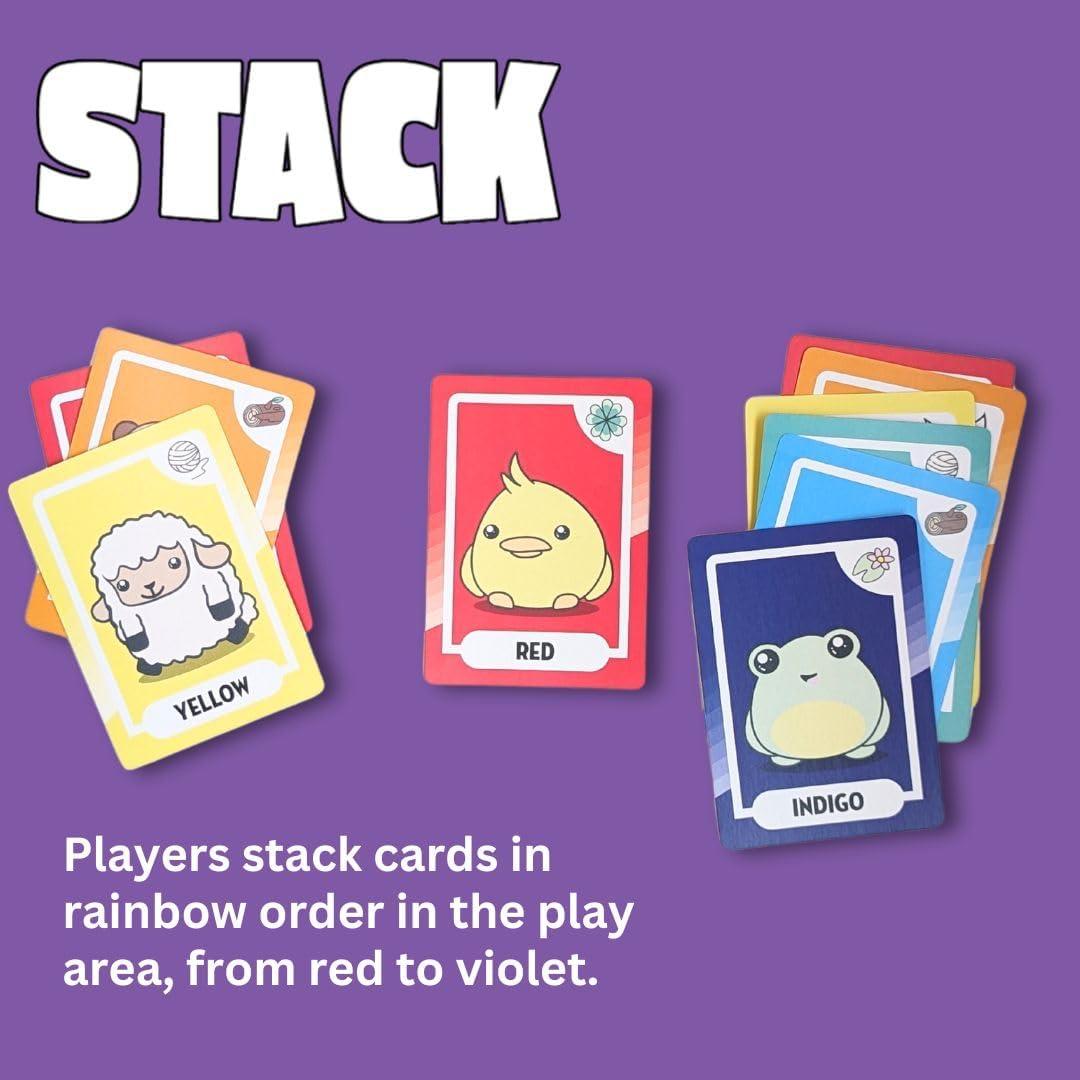 Juego de cartas Rainbow Buddy Bop - Para toda la familia