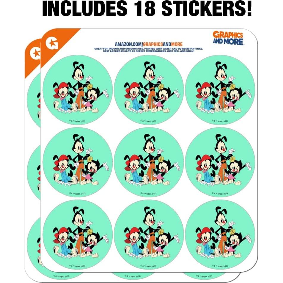 Calendario de Planificación Animaniacs - 18 Pegatinas Transparentes