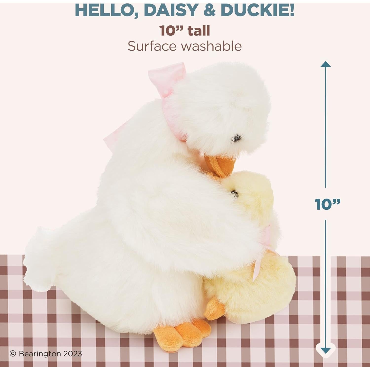 Oso de Peluche Pato Bearington Daisy y Duckie 25.4 cm