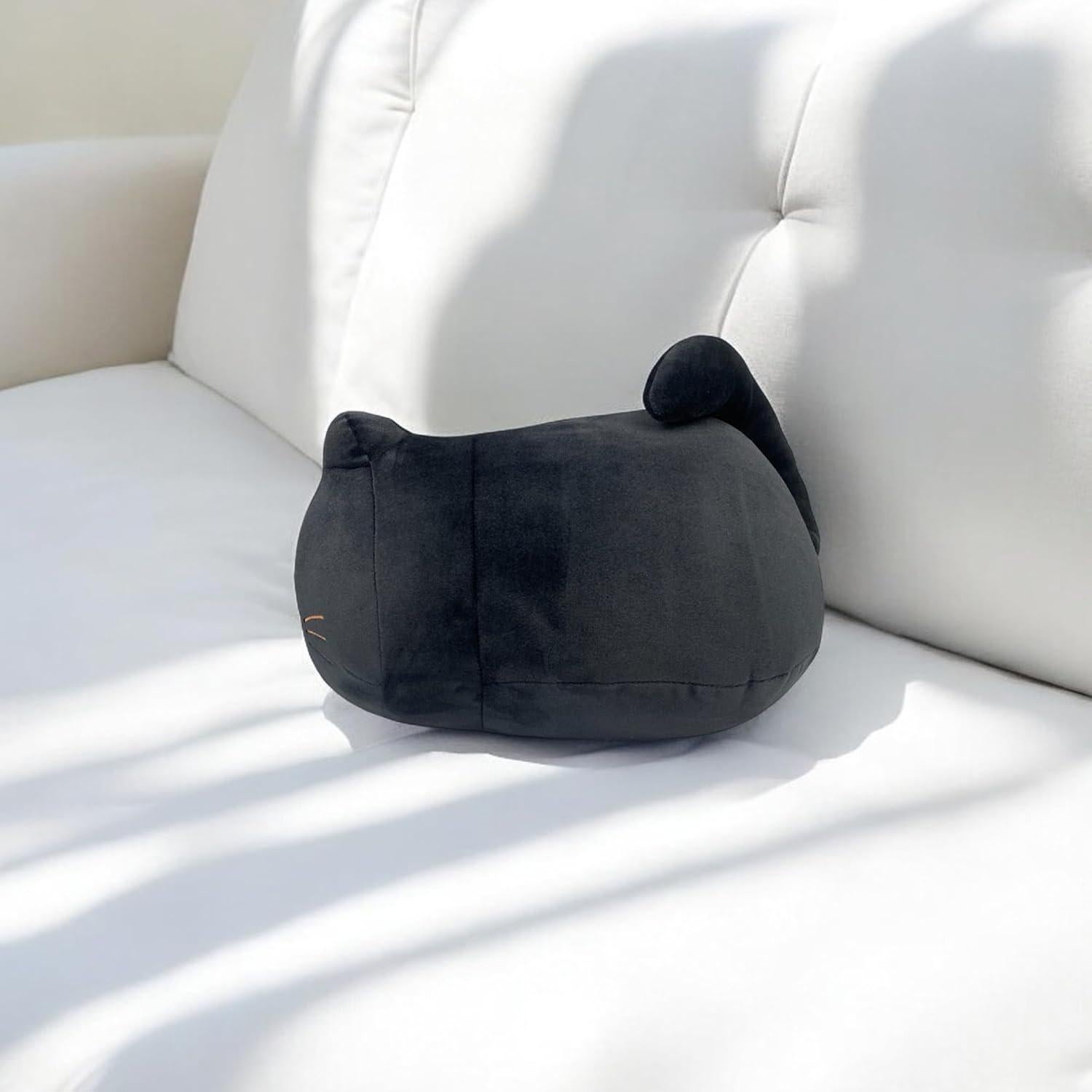 Peluche Gato Negro Pineapple 25.4 cm Suave y Kawaii