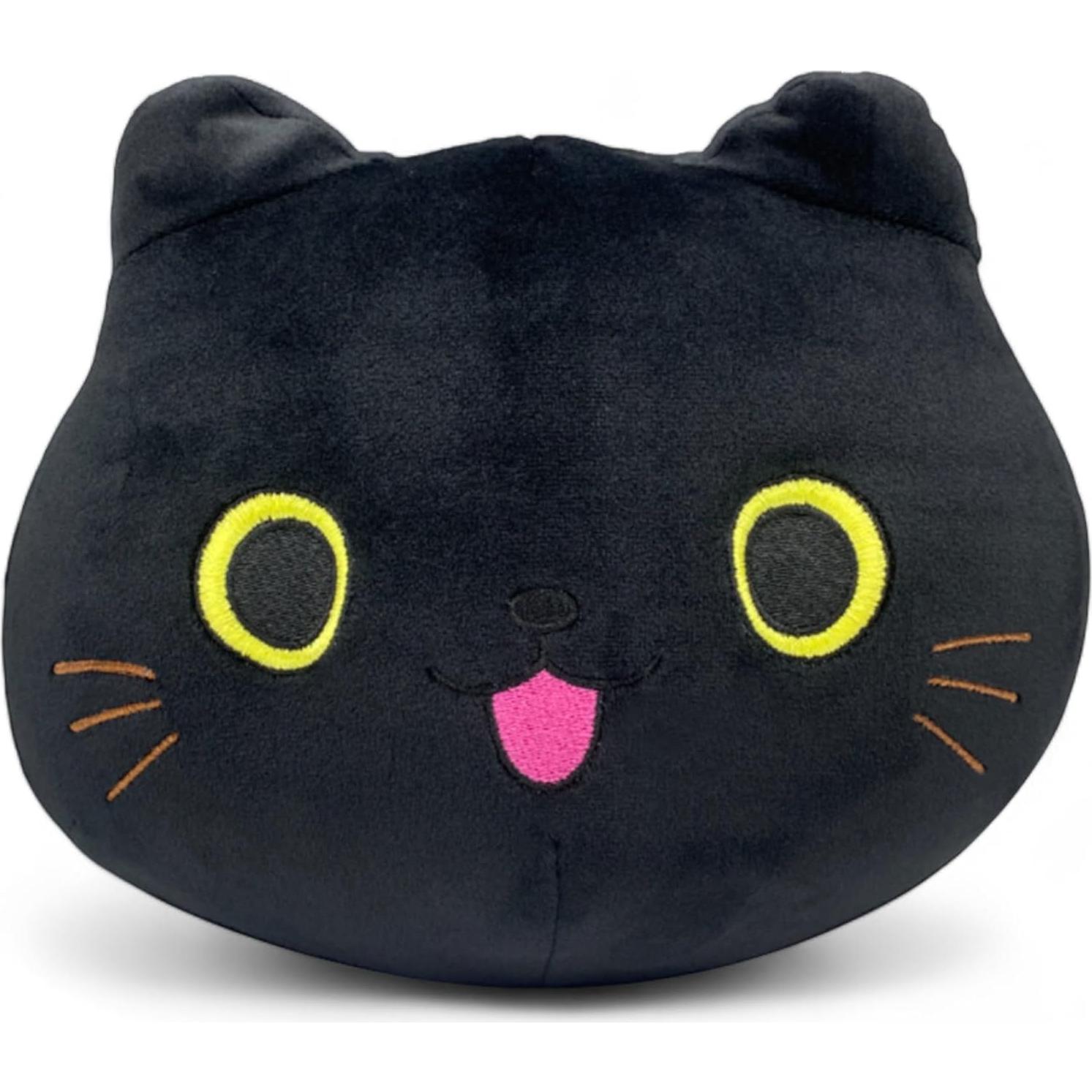 Peluche Gato Negro Pineapple 25.4 cm Suave y Kawaii