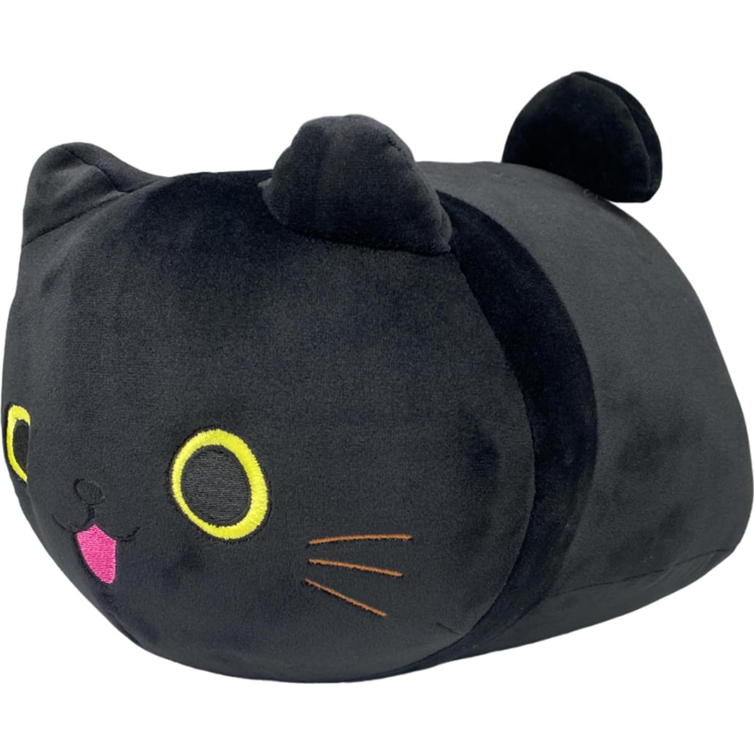 Peluche Gato Negro Pineapple 25.4 cm Suave y Kawaii