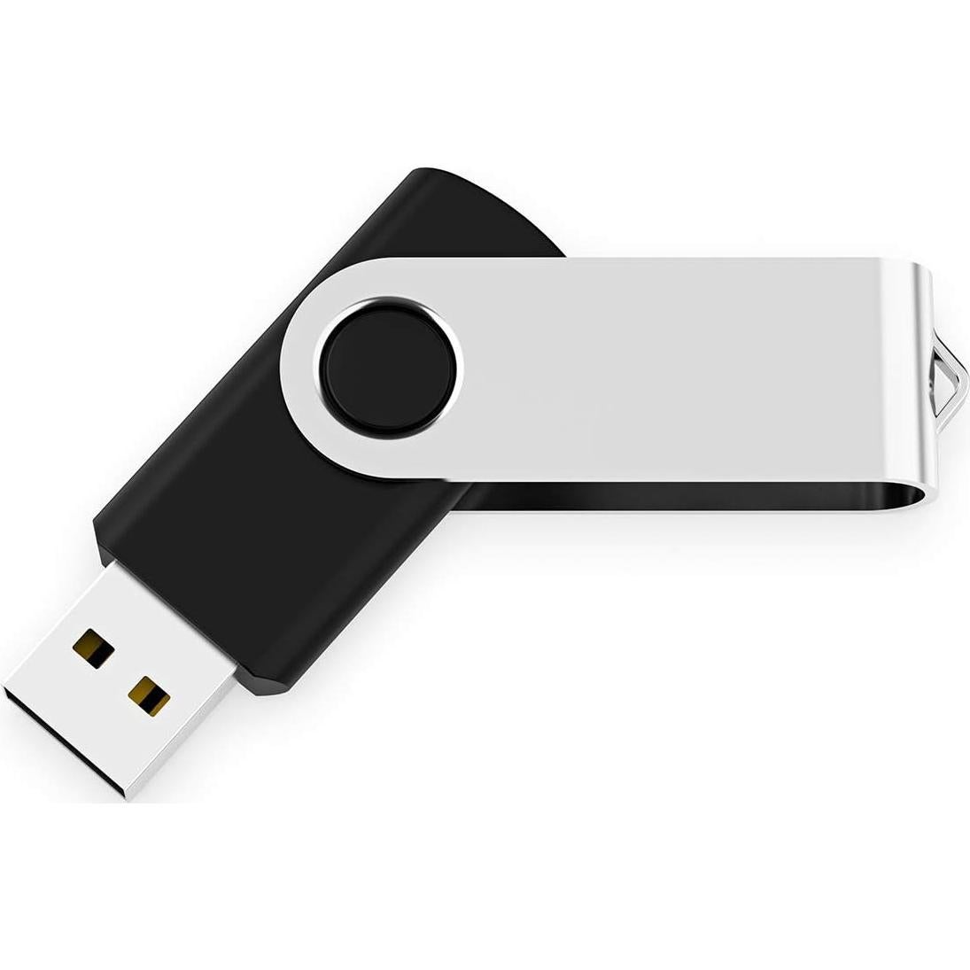 Paquete de 10 memorias USB 2.0 2GB MAKACTUA color negro