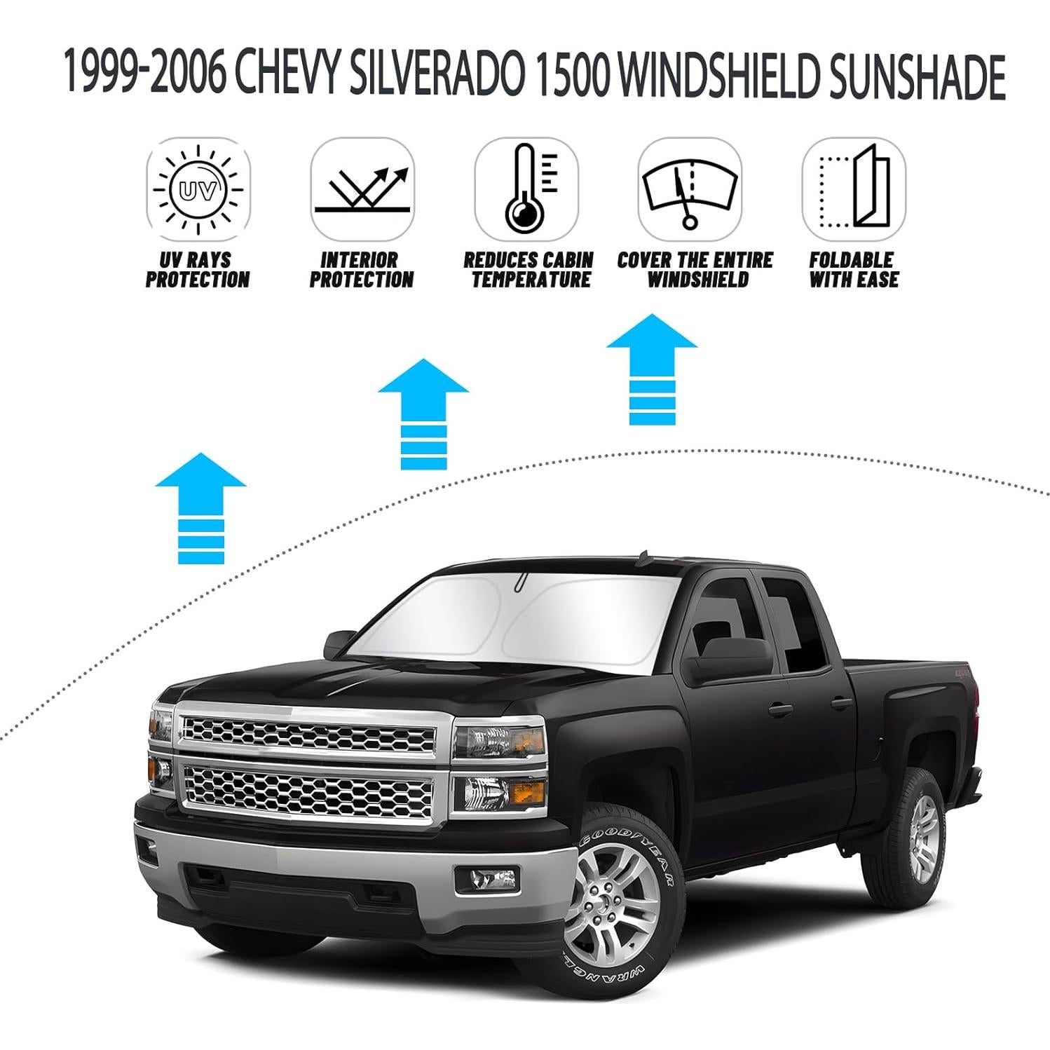 Protector Solar Parabrisas D-Lumina Chevy Silverado 1500 1999-2006