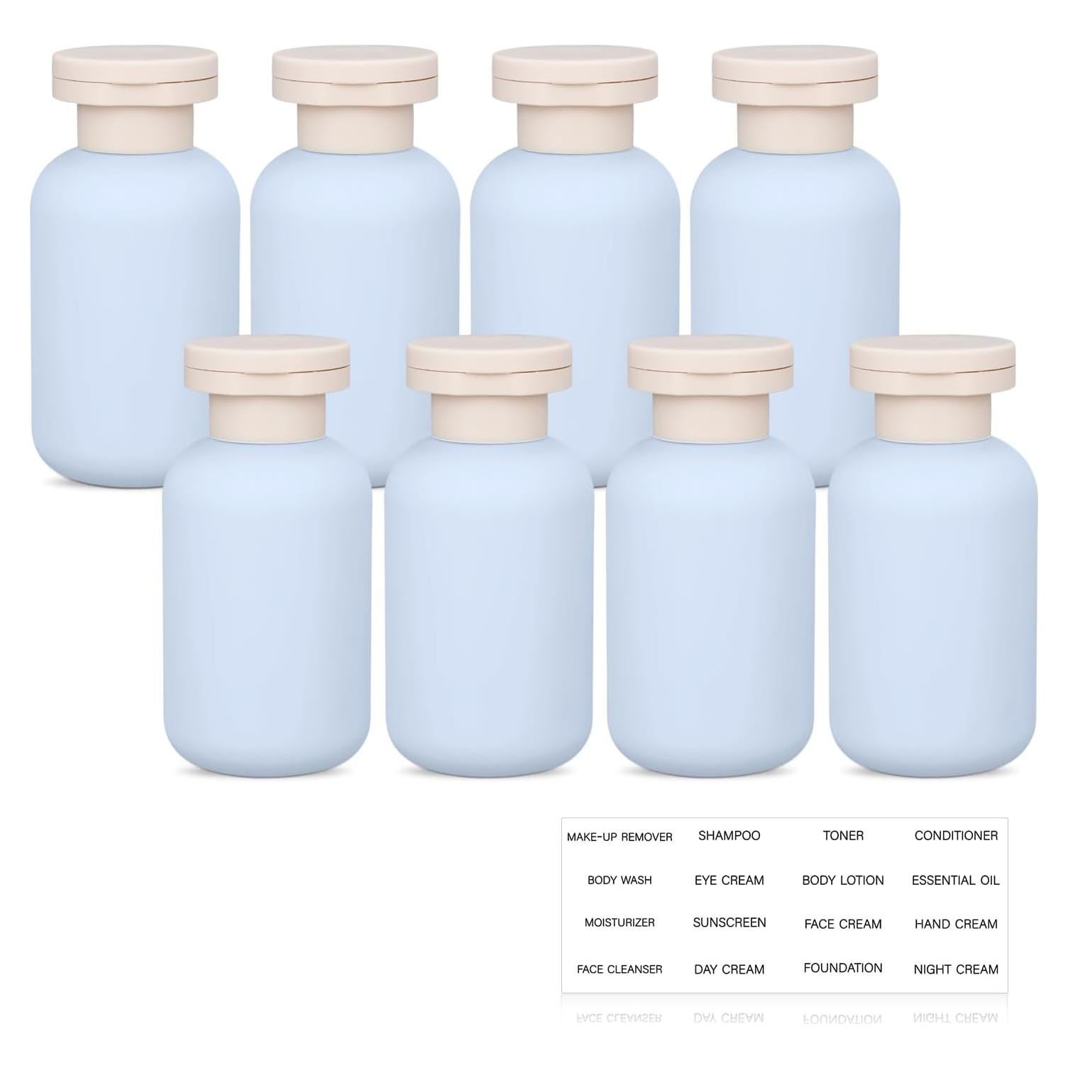 Botella de Viaje 100ml UMETASS Azul Hermética Reutilizable