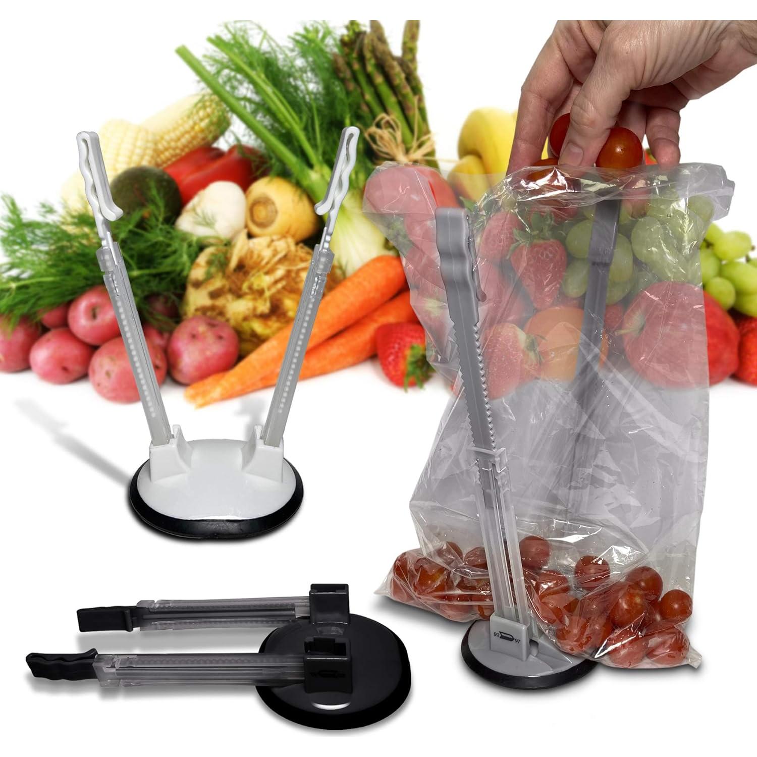 Soporte Ajustable para Bolsas de Plástico Baggy - 3 Piezas