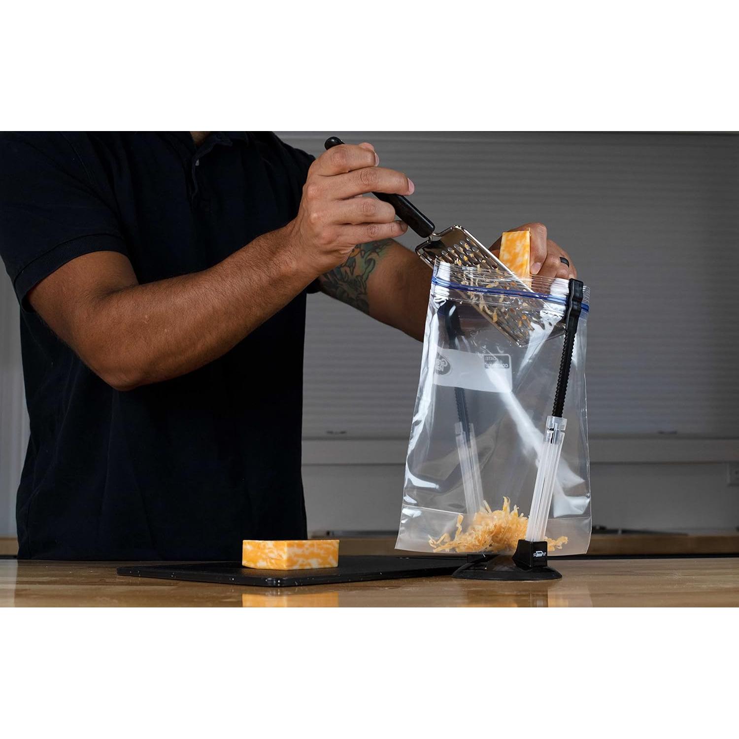 Soporte Ajustable para Bolsas de Plástico Baggy - 3 Piezas