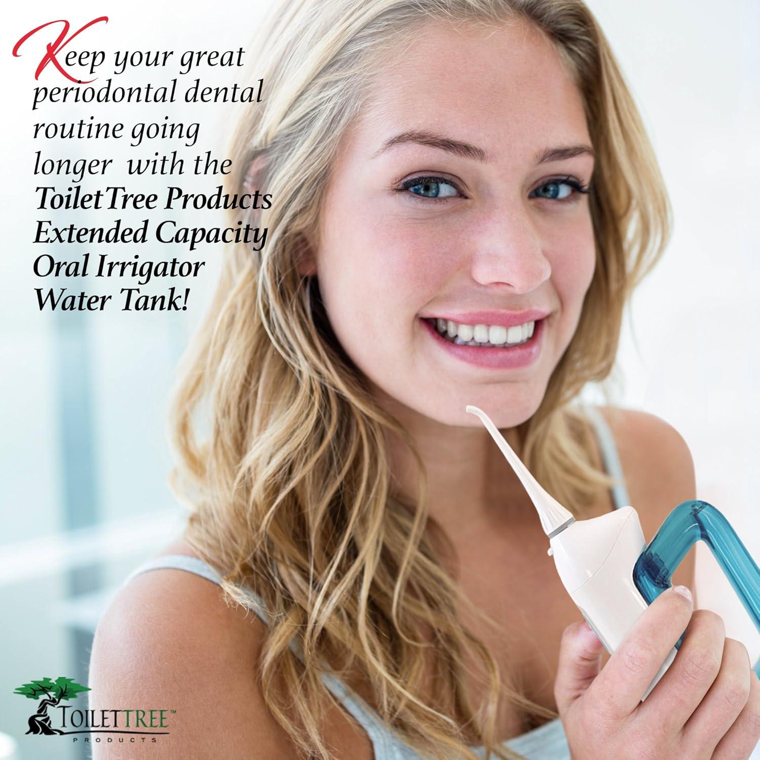 Tanque de Agua Extendida ToiletTree para Irrigador Oral Azul