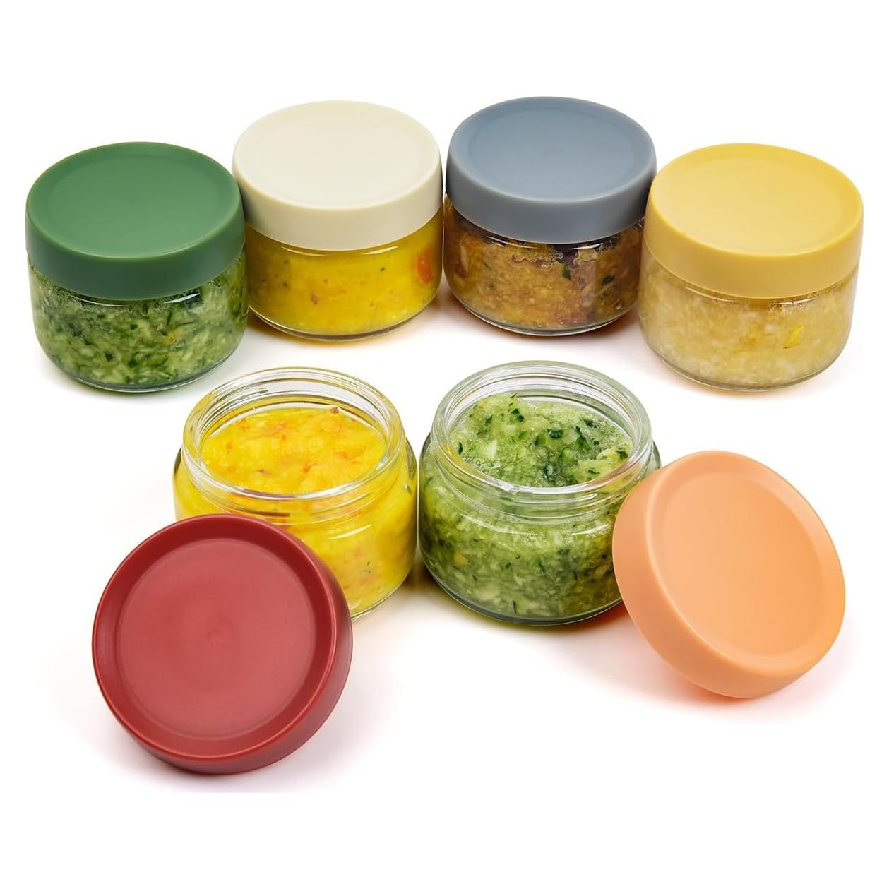 Frascos de Vidrio 2 oz EONJOE para Aderezos - Paquete de 6