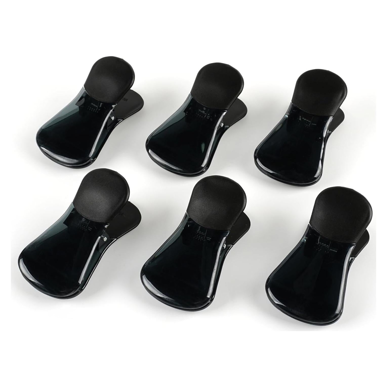 Clips Magnéticos de Refrigerador Yi Concept - Set de 6 Negro