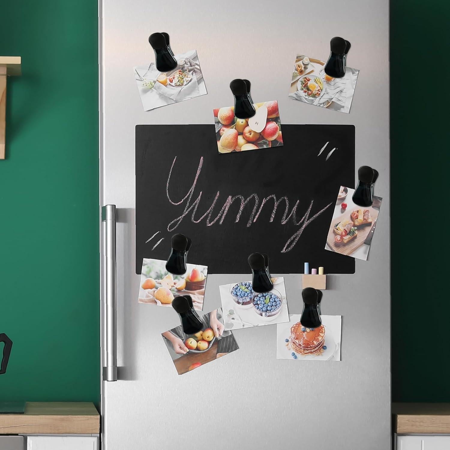 Clips Magnéticos de Refrigerador Yi Concept - Set de 6 Negro