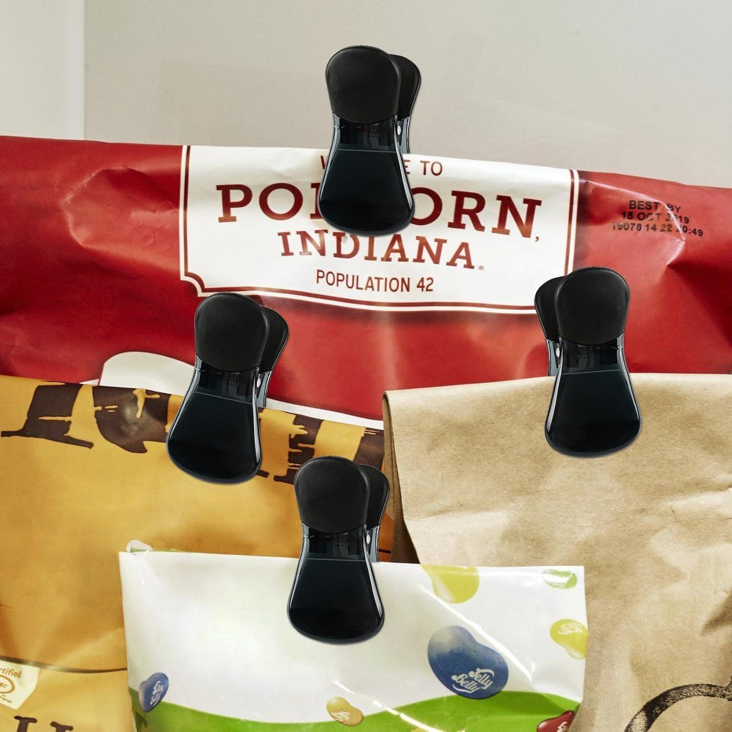 Clips Magnéticos de Refrigerador Yi Concept - Set de 6 Negro