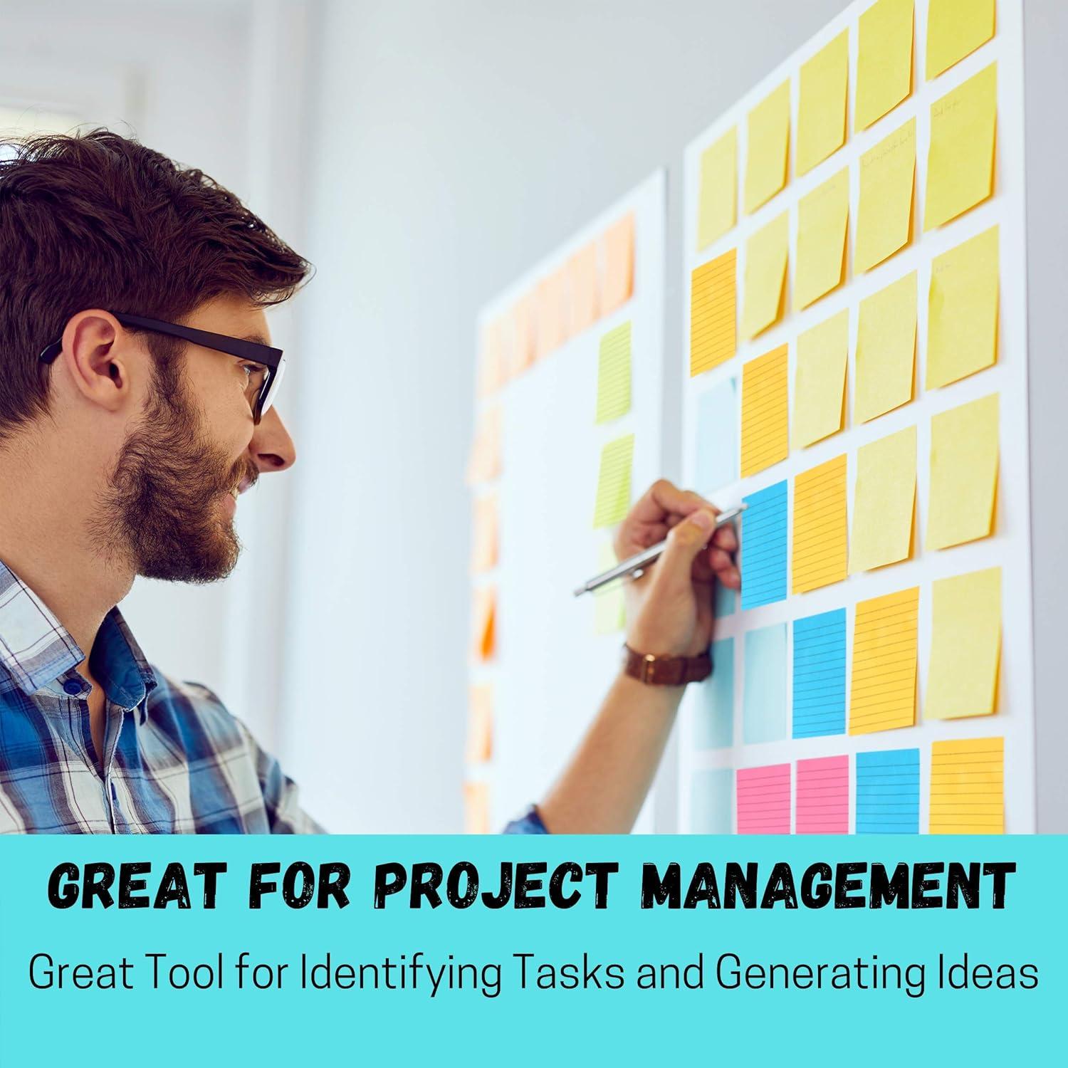 Juego de Notas Adhesivas Mr. Pen 15 Piezas Colores Brillantes