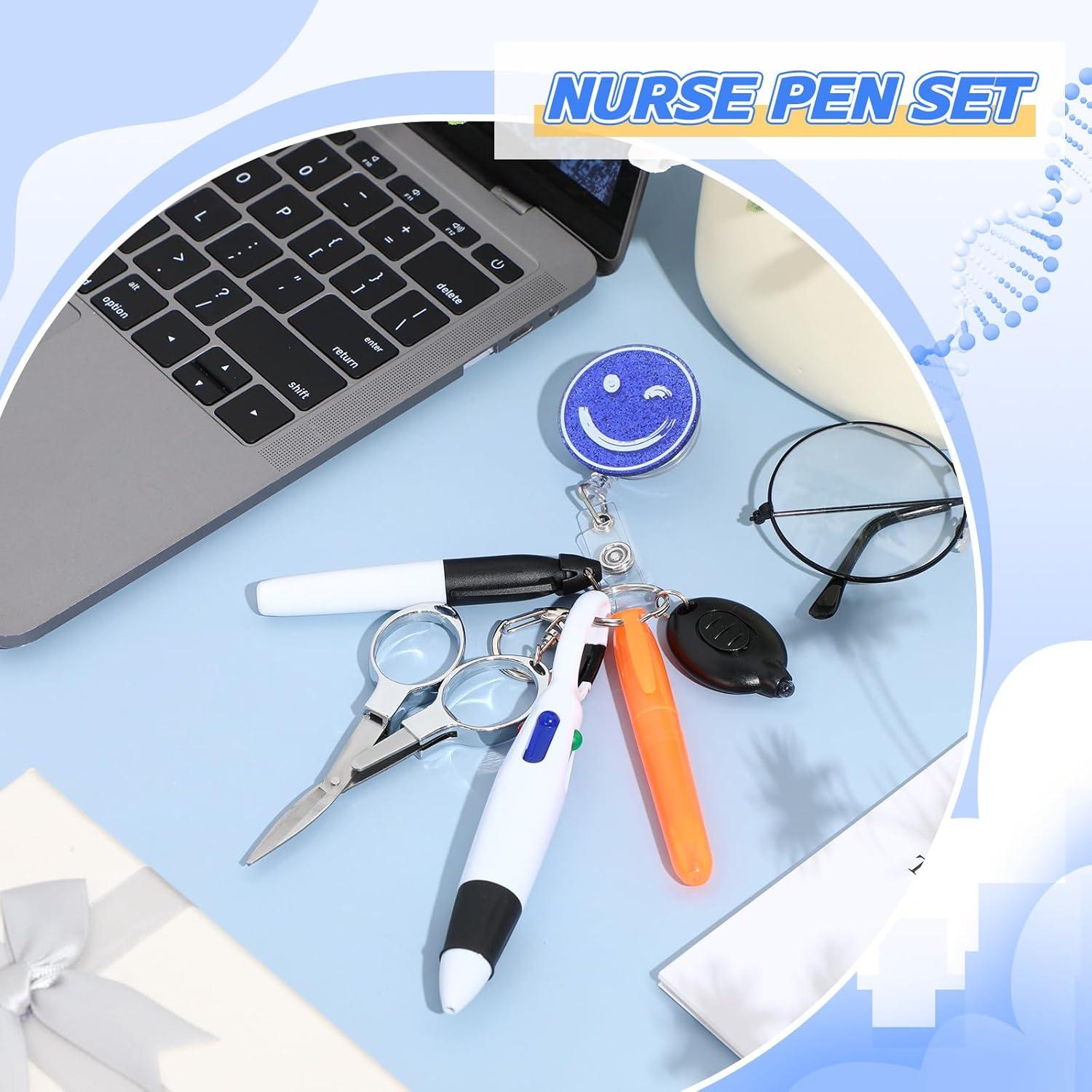 Kit de Accesorios para Enfermeras Motipuns - 6 Piezas, Negro