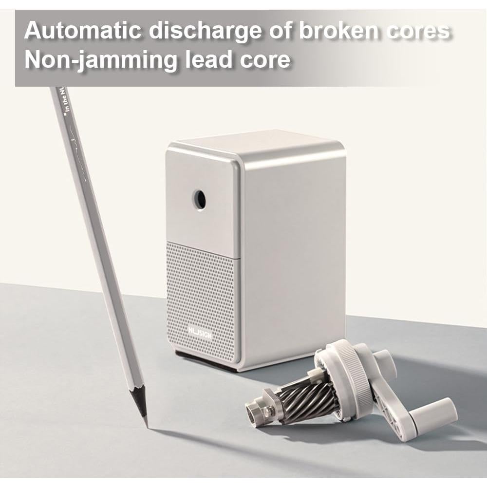 Sacapuntas Manual Deli NS077-S Beige 5 Niveles para Lápices