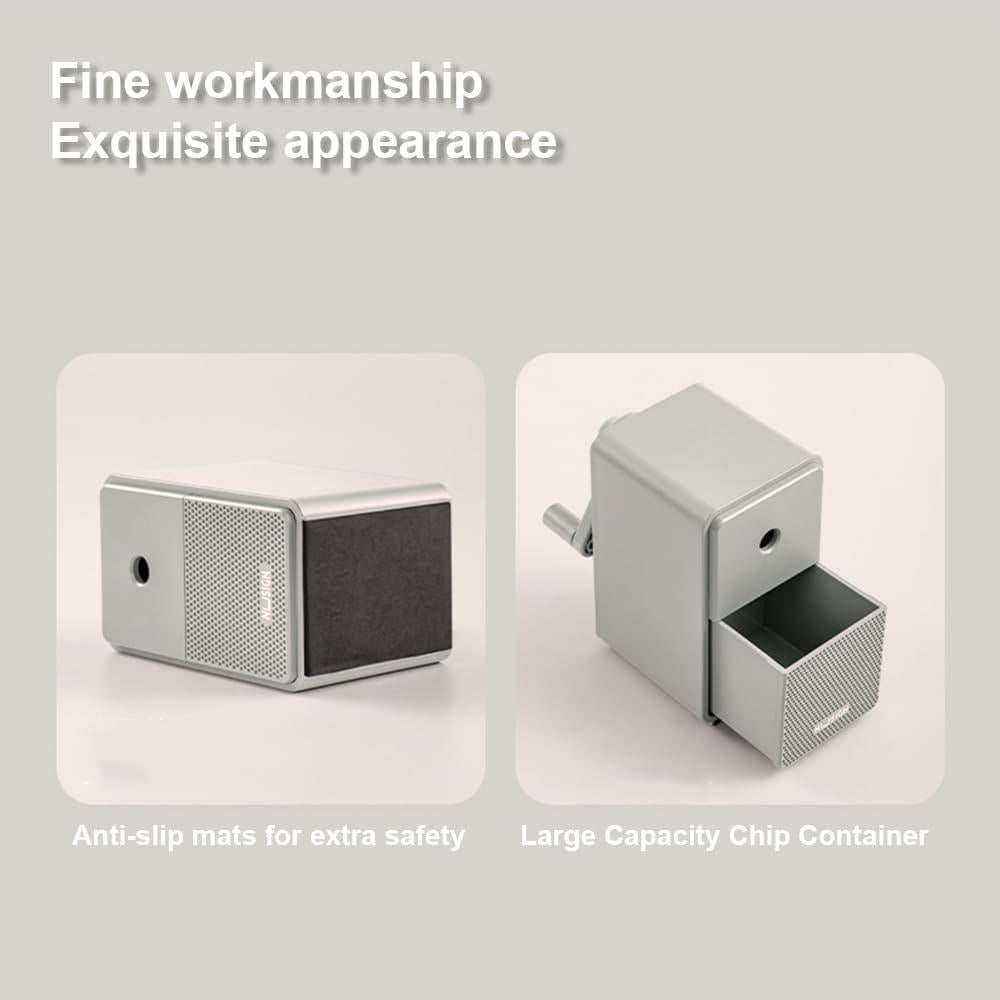 Sacapuntas Manual Deli NS077-S Beige 5 Niveles para Lápices