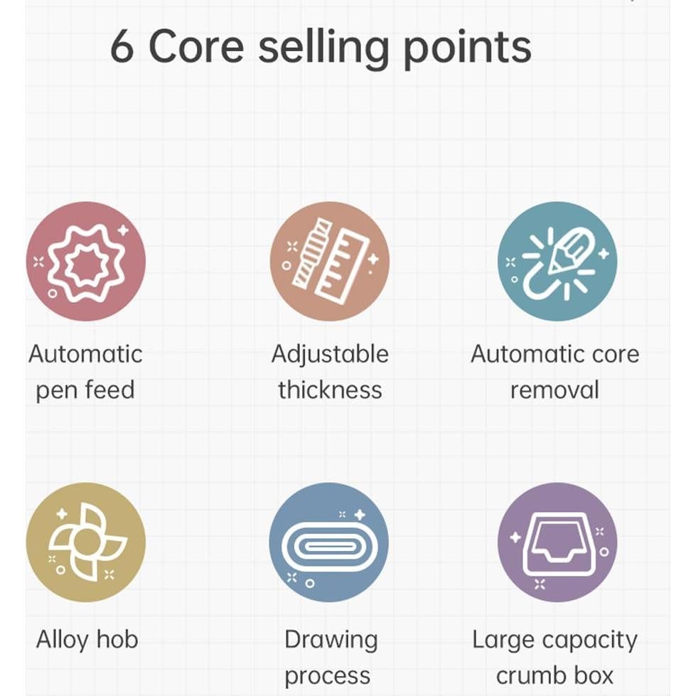 Sacapuntas Manual Deli NS077-S Beige 5 Niveles para Lápices