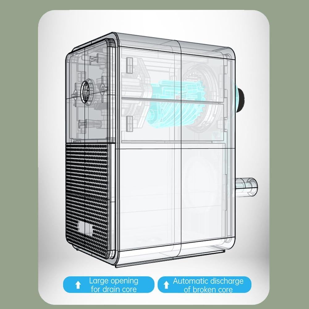 Sacapuntas Manual Deli NS077-S Beige 5 Niveles para Lápices