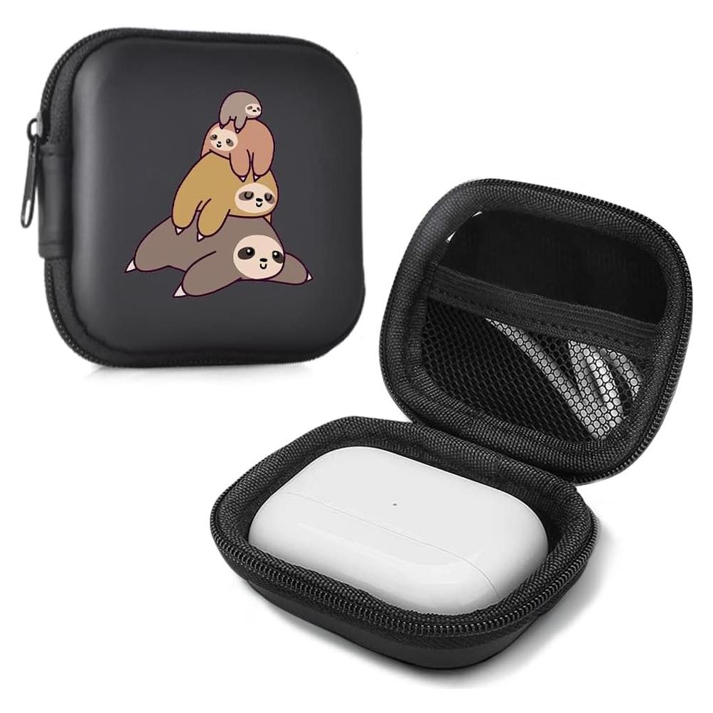 Funda Dura para Auriculares MAYCARI Cuatro Perezosos 8.4x7.7cm