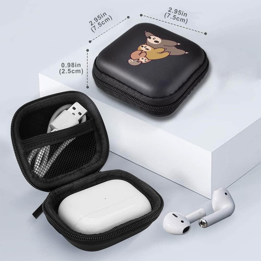 Funda Dura para Auriculares MAYCARI Cuatro Perezosos 8.4x7.7cm