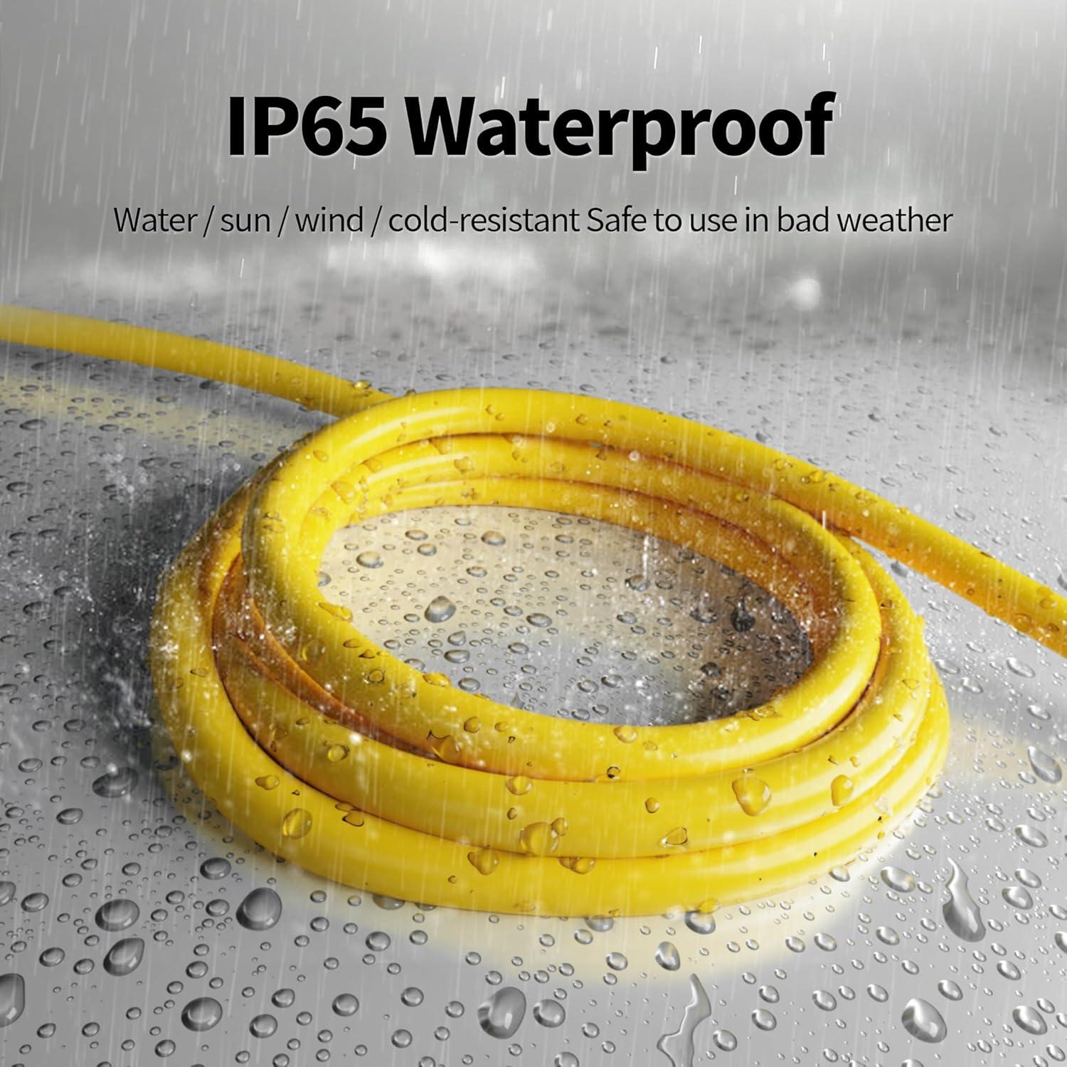 Cable de Extensión Exterior POWGRN 3 Pies 12AWG Impermeable