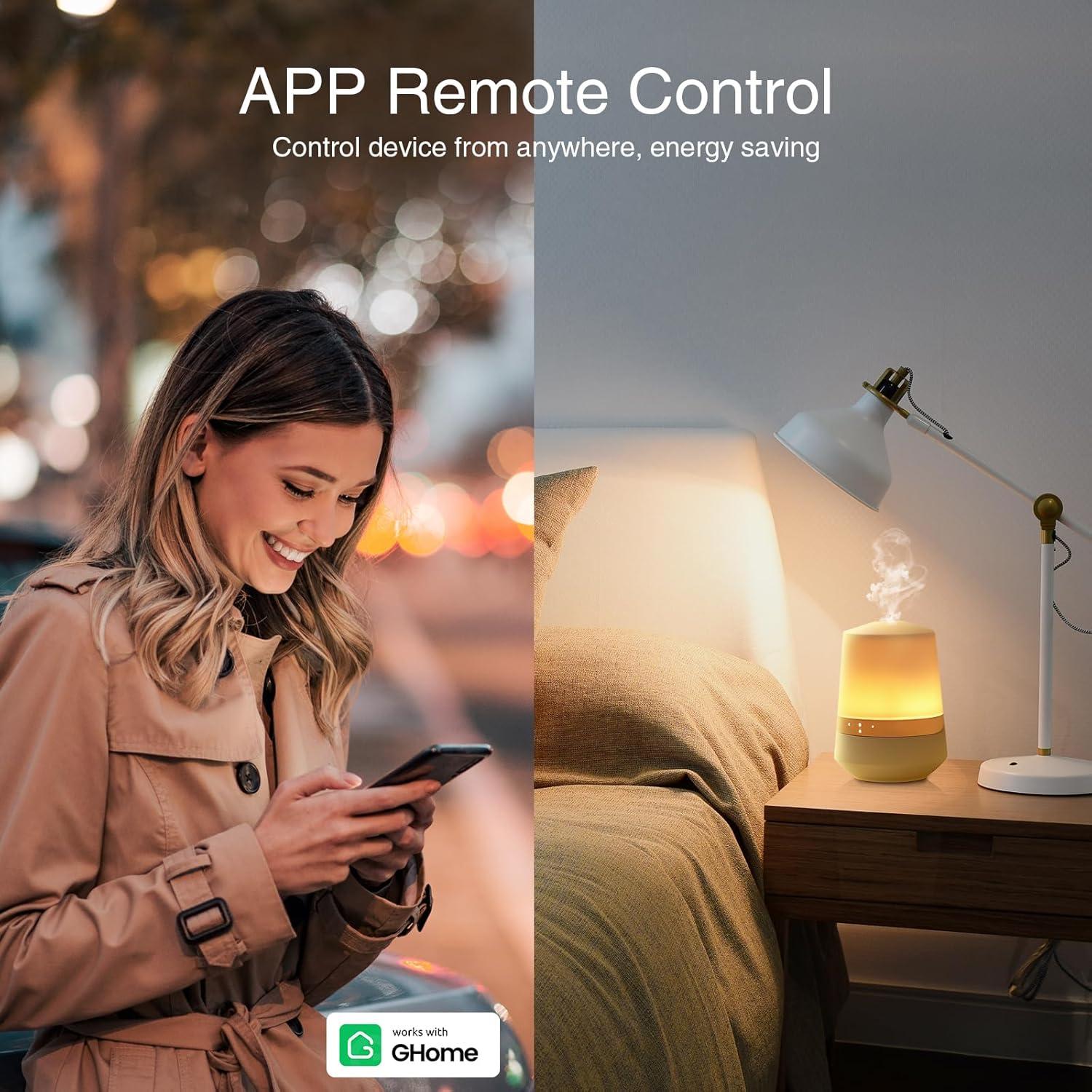 Regleta Inteligente GHome con 6 Salidas y 3 USB Carga Rápida