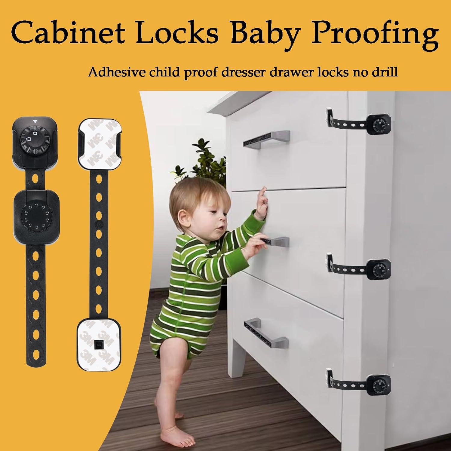 Candados de Seguridad para Bebés Fursafe&Q 2Pack Negro