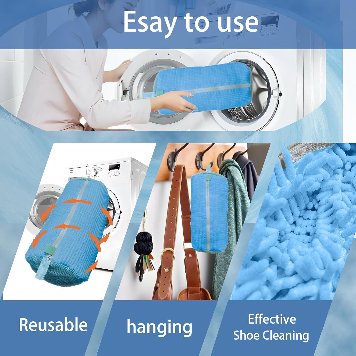 Bolsa de Lavado de Zapatos Sunlyn-MLG Azul 2 Piezas Reutilizable