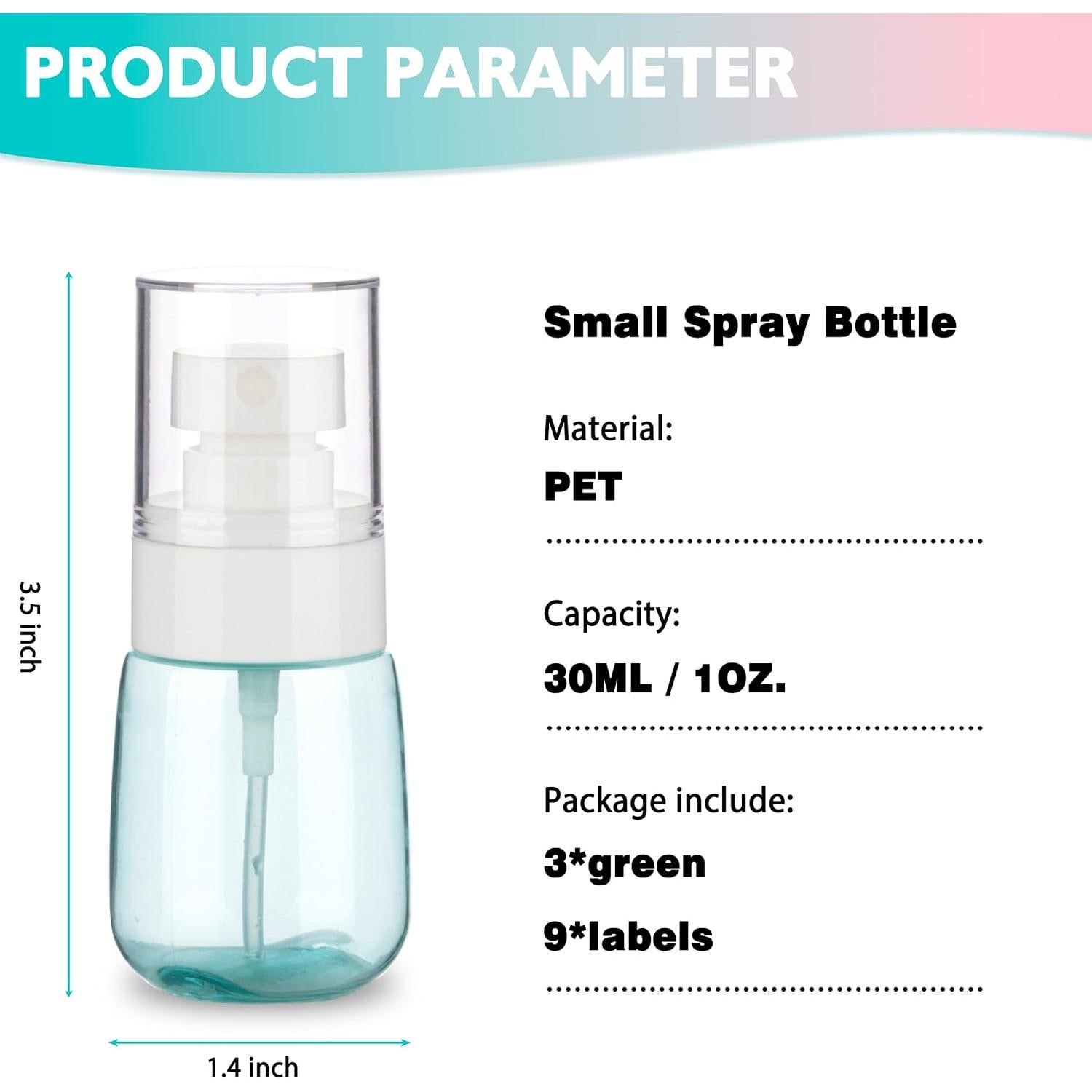 Paquete de 3 Botellas de Spray 30ml IFDGCTK - Sin Fugas