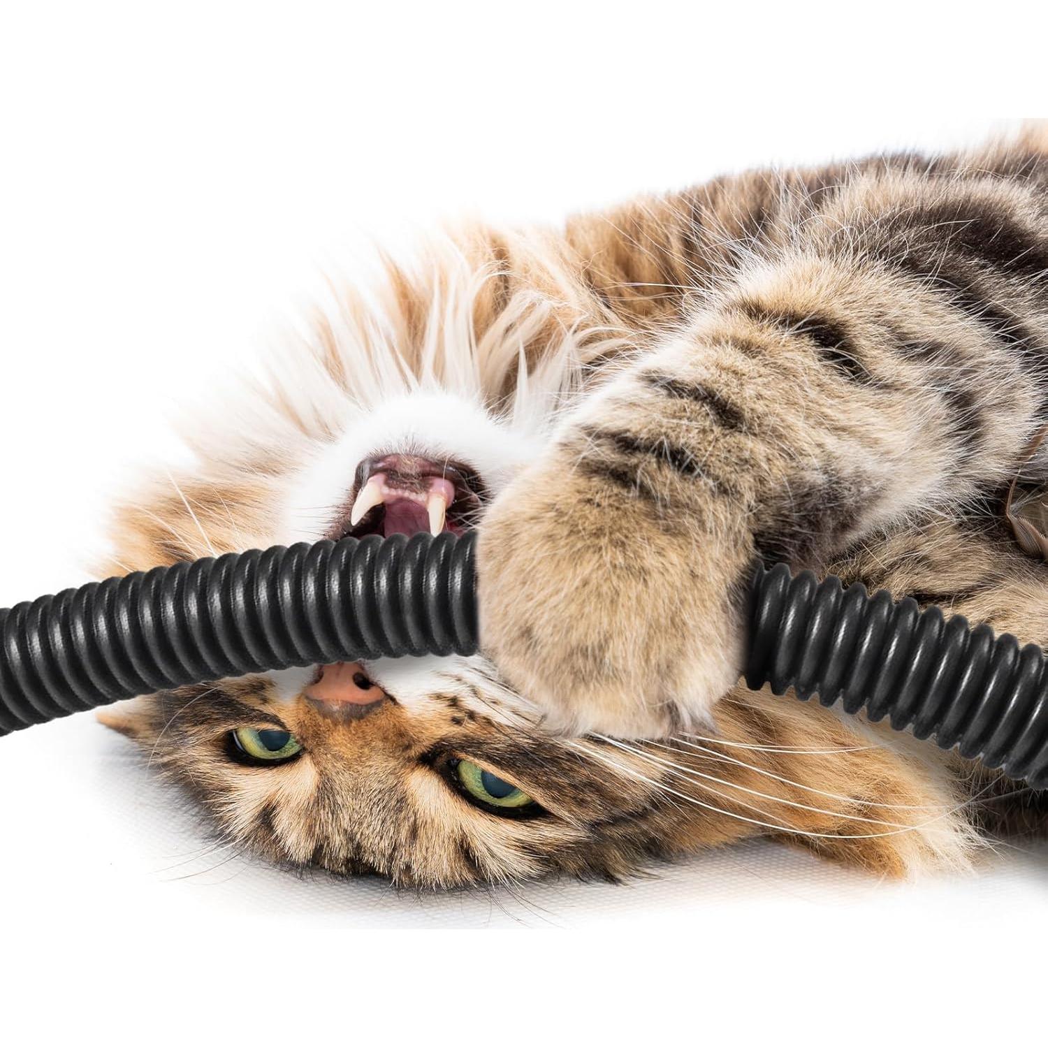 Tubo de Loom de Cable Dividido Sasylvia 0.13 m x 91.44 m Negro