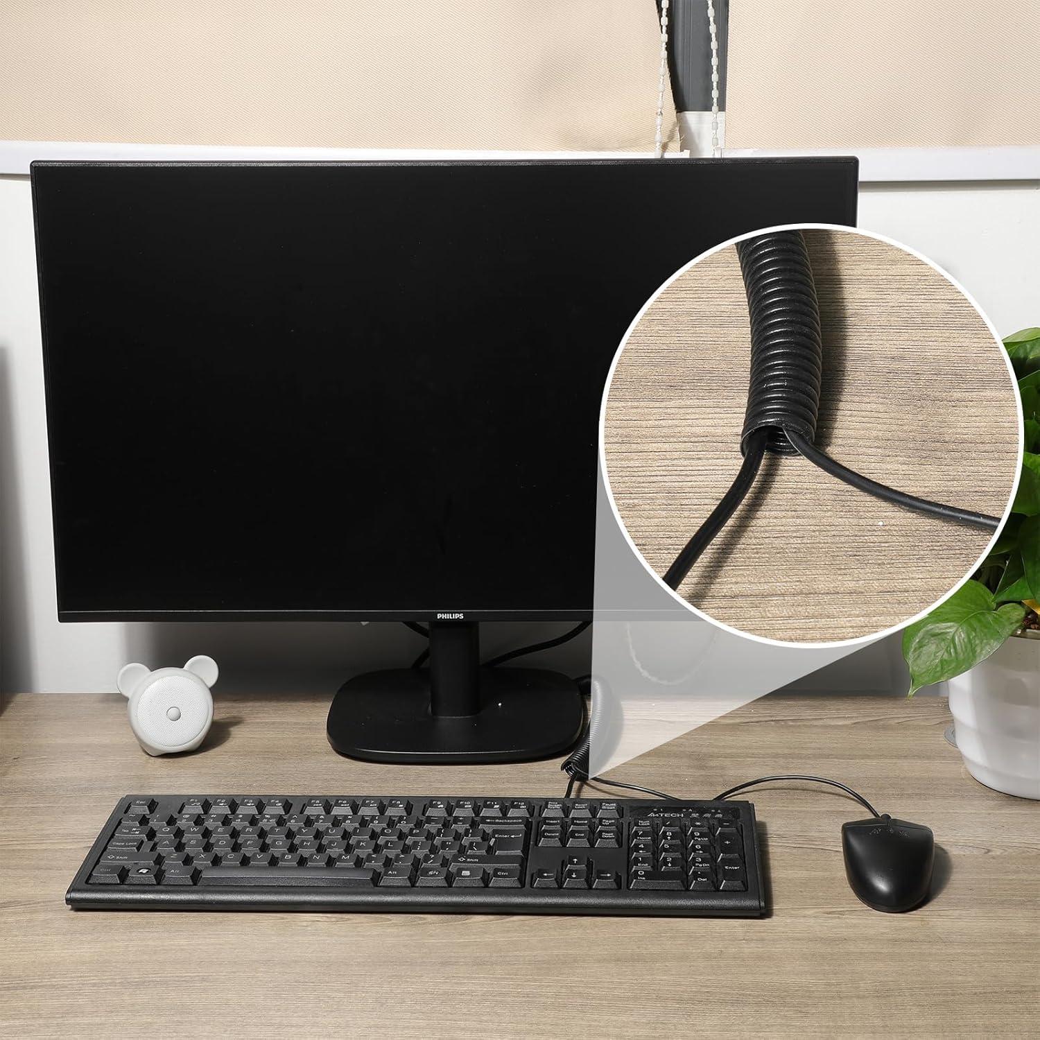 Tubo de Loom de Cable Dividido Sasylvia 0.13 m x 91.44 m Negro