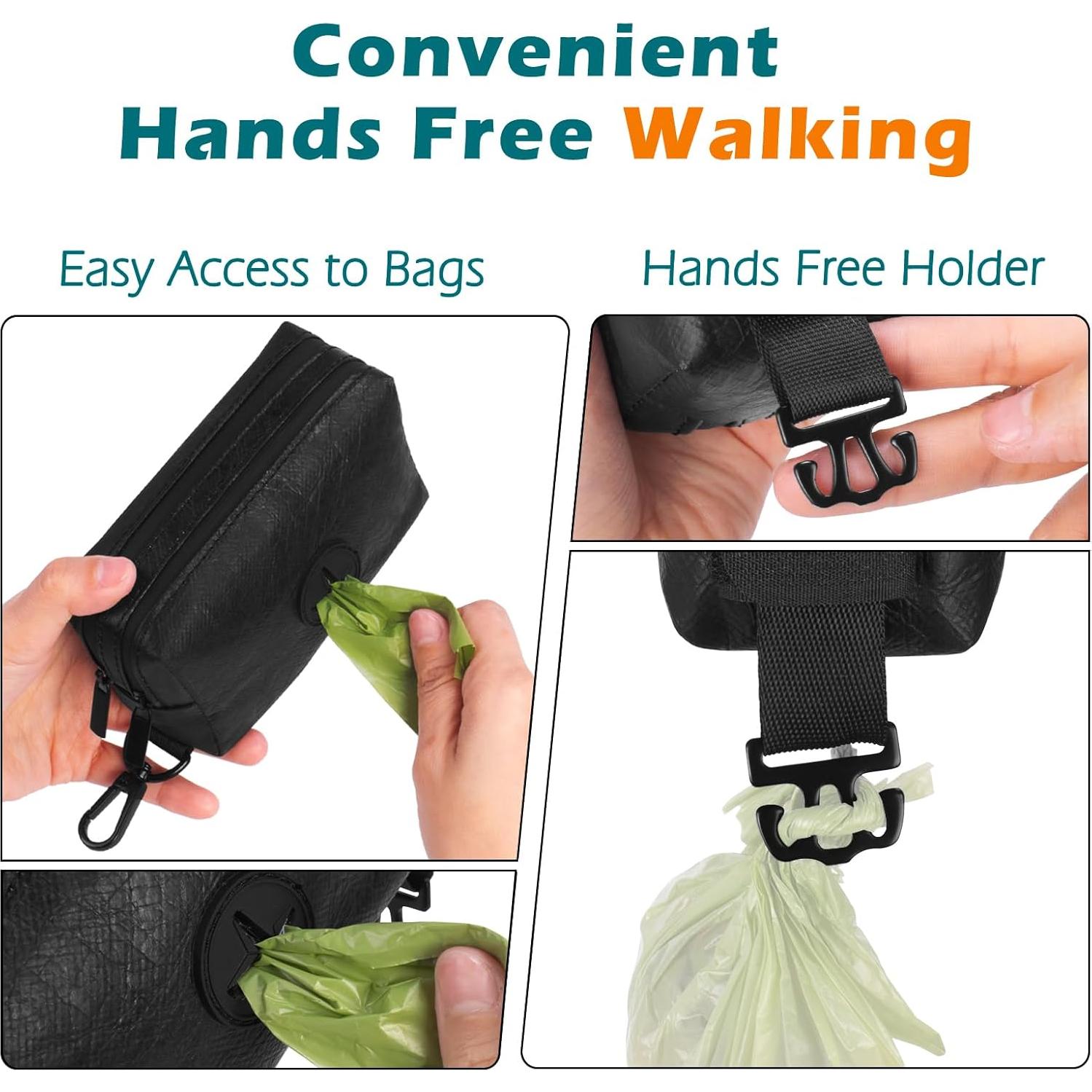 Dispensador de Bolsas de Excremento para Perros PetBonus Negro