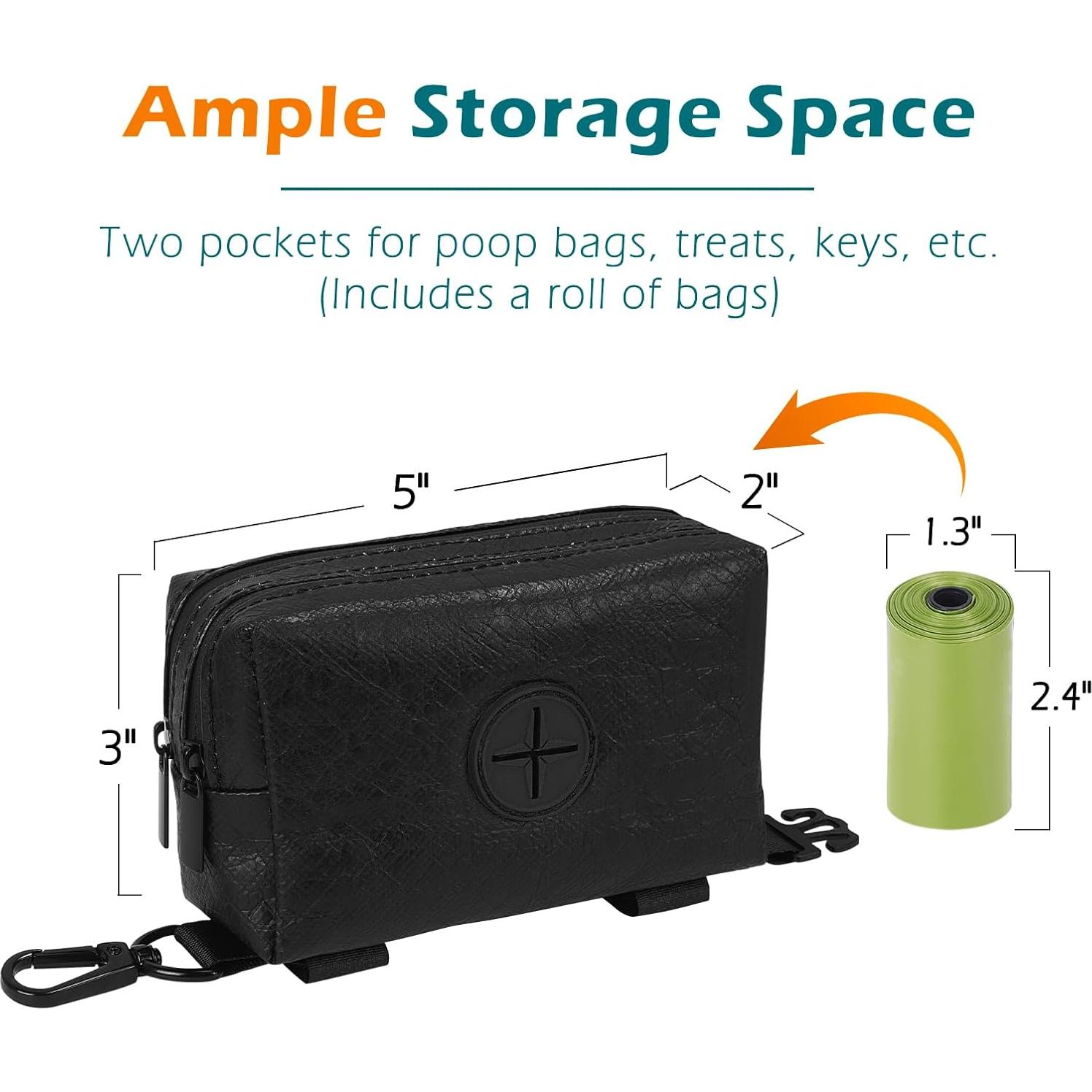 Dispensador de Bolsas de Excremento para Perros PetBonus Negro