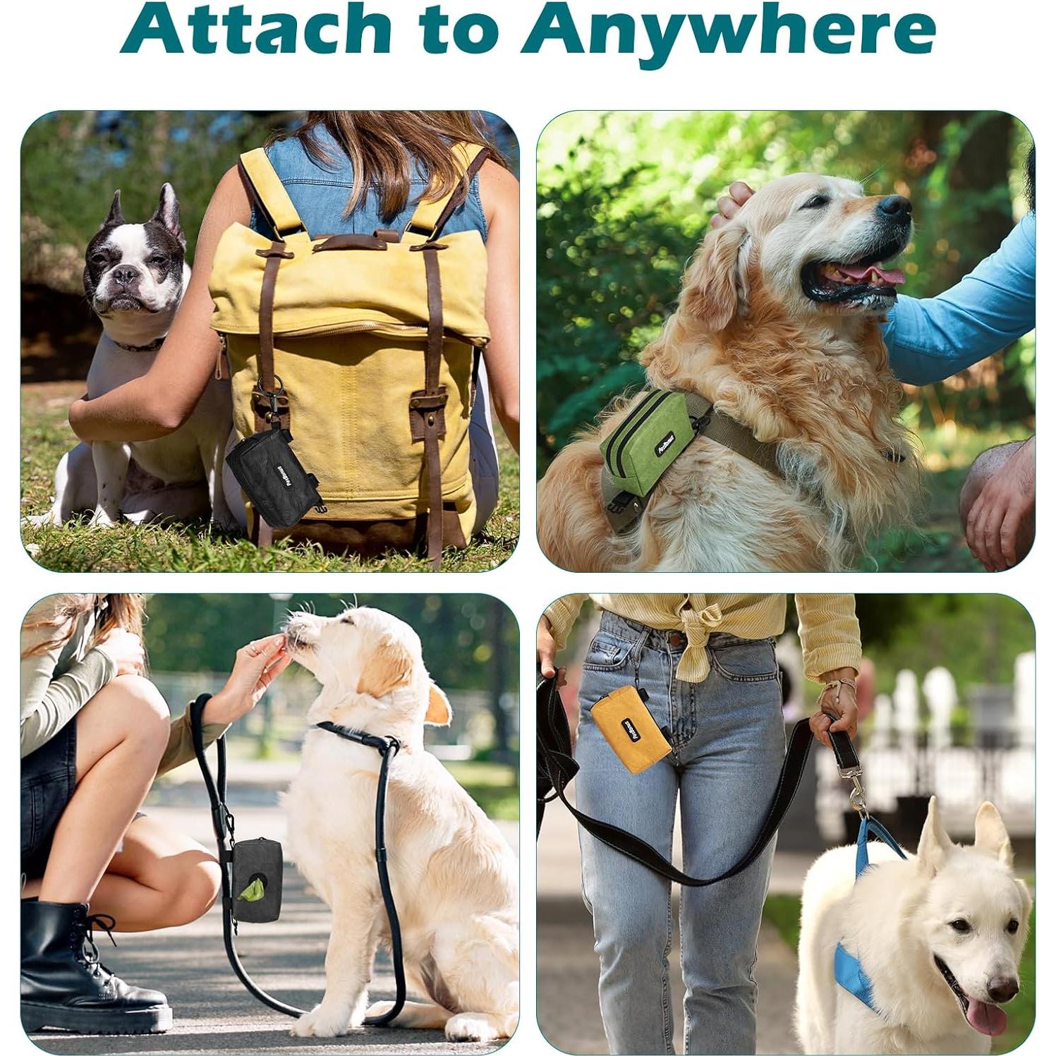 Dispensador de Bolsas de Excremento para Perros PetBonus Negro