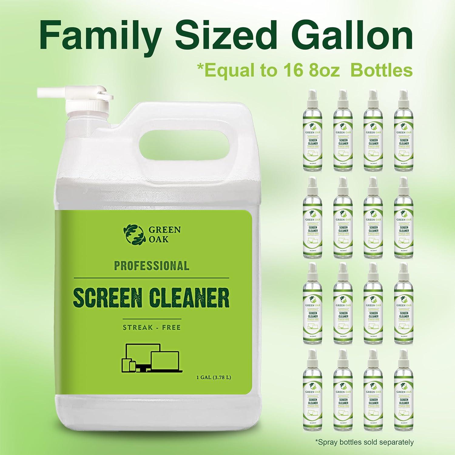Recarga Limpiador de Pantallas Green Oak 3.79L - No Tóxico