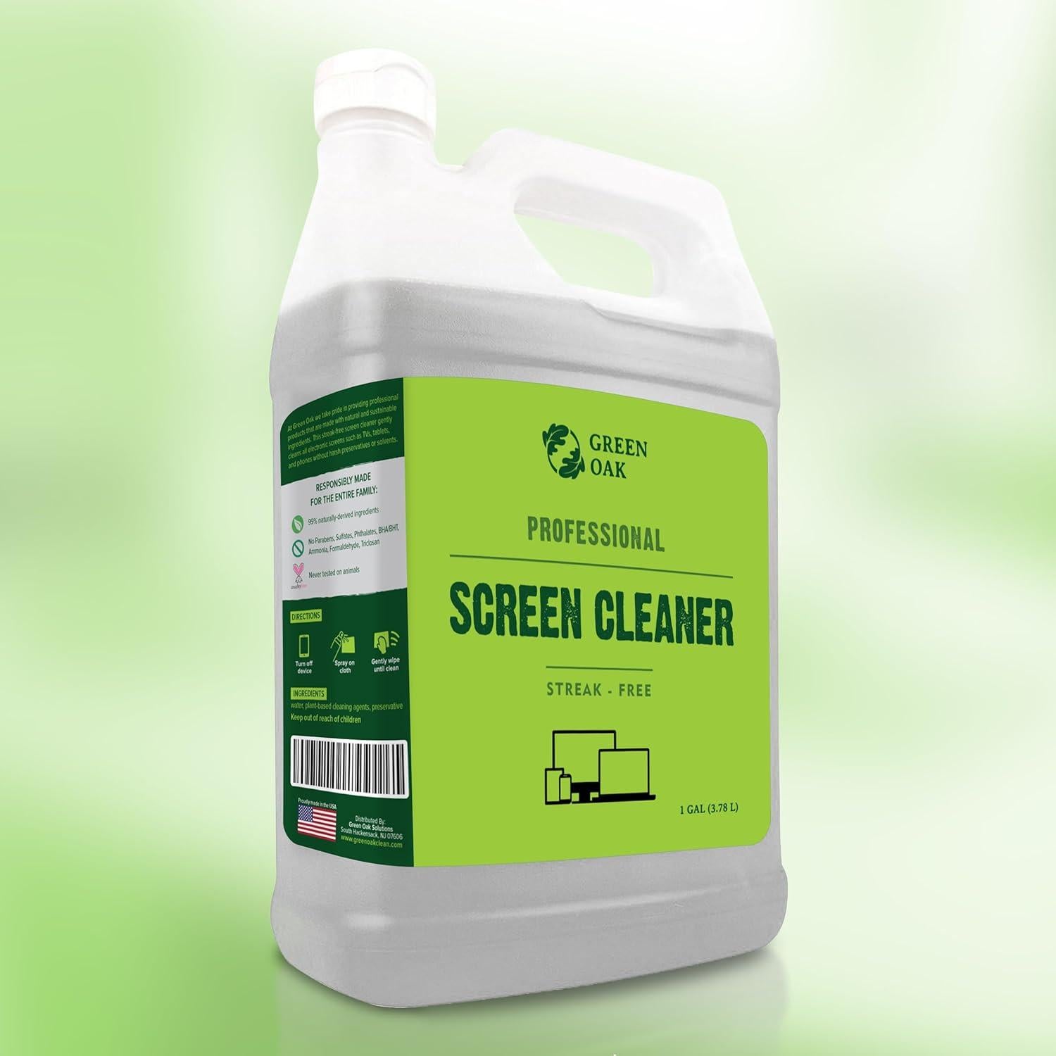 Recarga Limpiador de Pantallas Green Oak 3.79L - No Tóxico