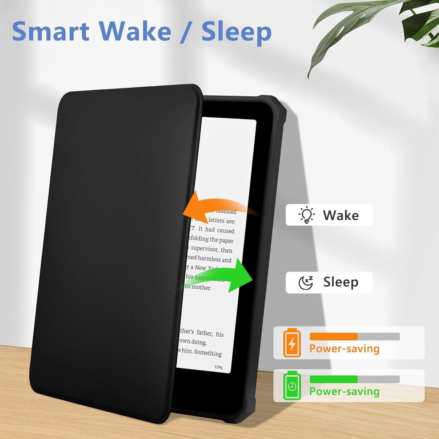 Funda FUWANG para Kindle Paperwhite 12ª Gen 7" 2024 - Cuero PU