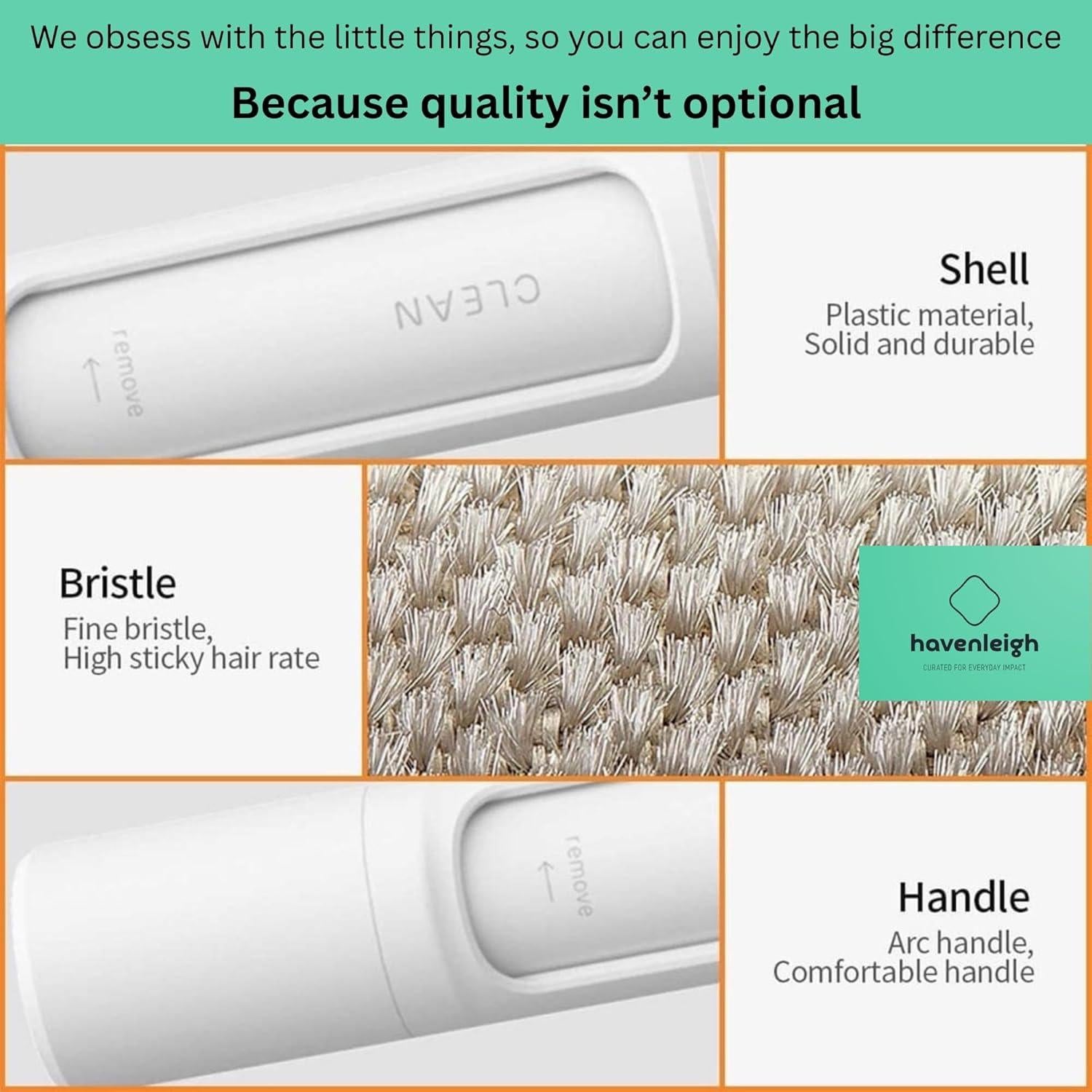 Cepillo Quitapelos Reutilizable Havenleigh - Crema de Arándano