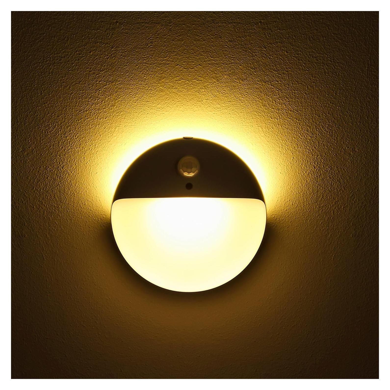 Luces Nocturnas LED YUNLEX con Sensor de Movimiento - 3 Modos