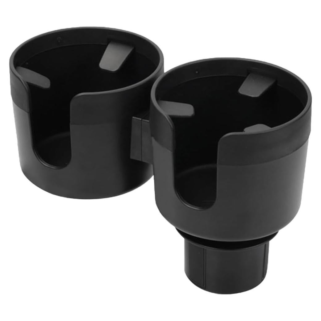 Extensor de soporte para tazas de coche KITUREK 2 en 1 Negro