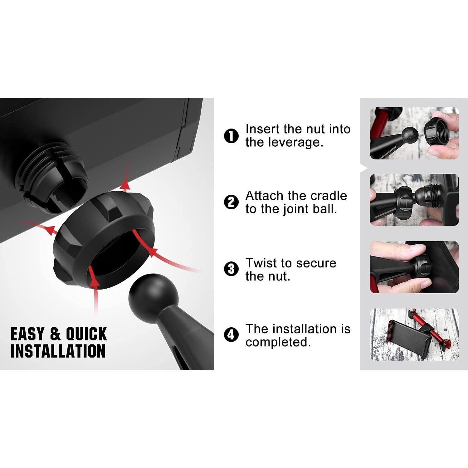 Soporte para Tableta en Reposacabezas SALEX HTH-BLK Ajustable