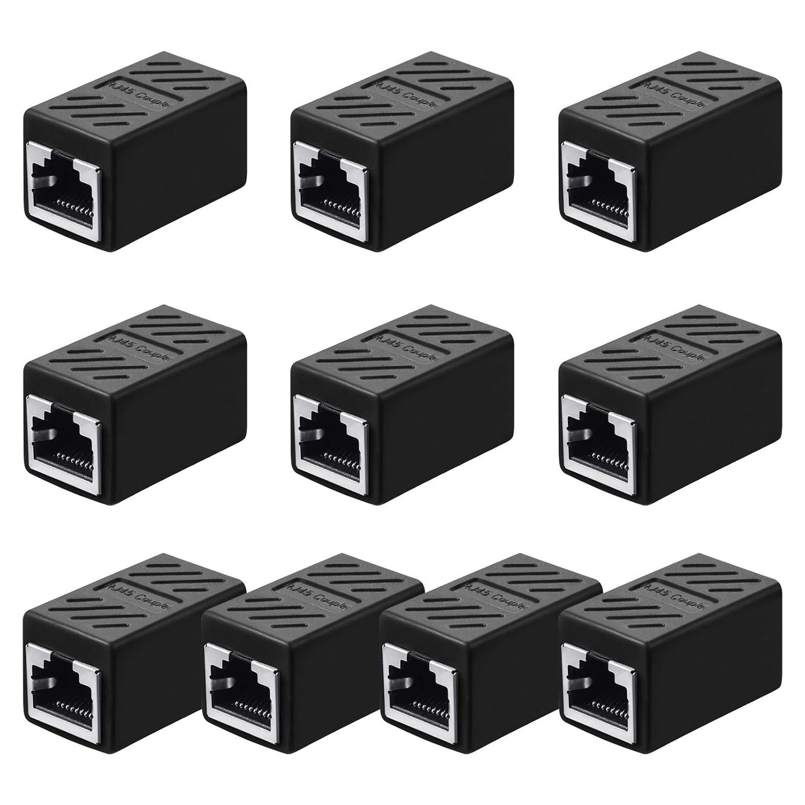 Acoplador RJ45 Hembra a Hembra Frienda 10 Piezas Cat7/6/5e