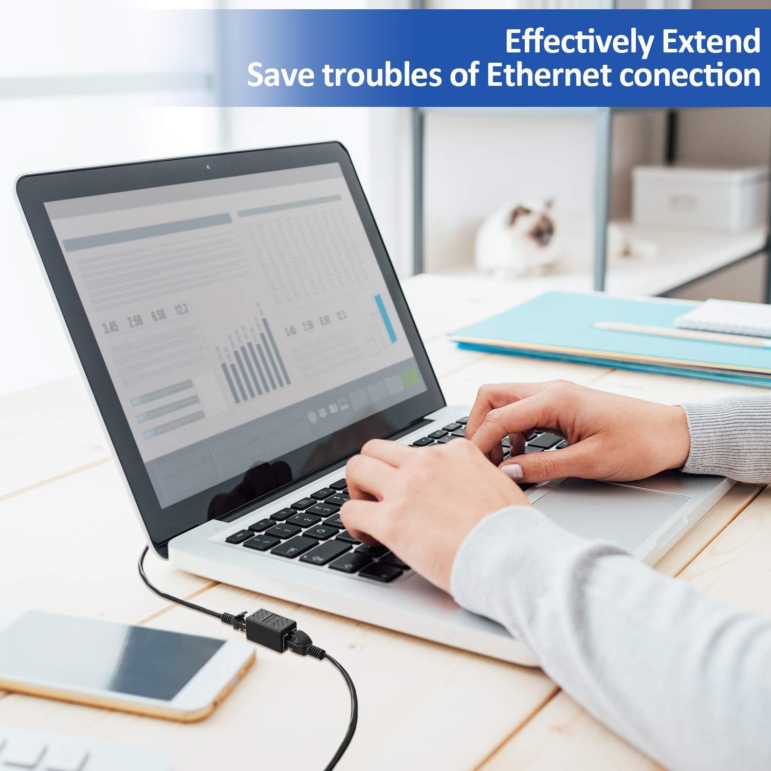 Acoplador RJ45 Hembra a Hembra Frienda 10 Piezas Cat7/6/5e