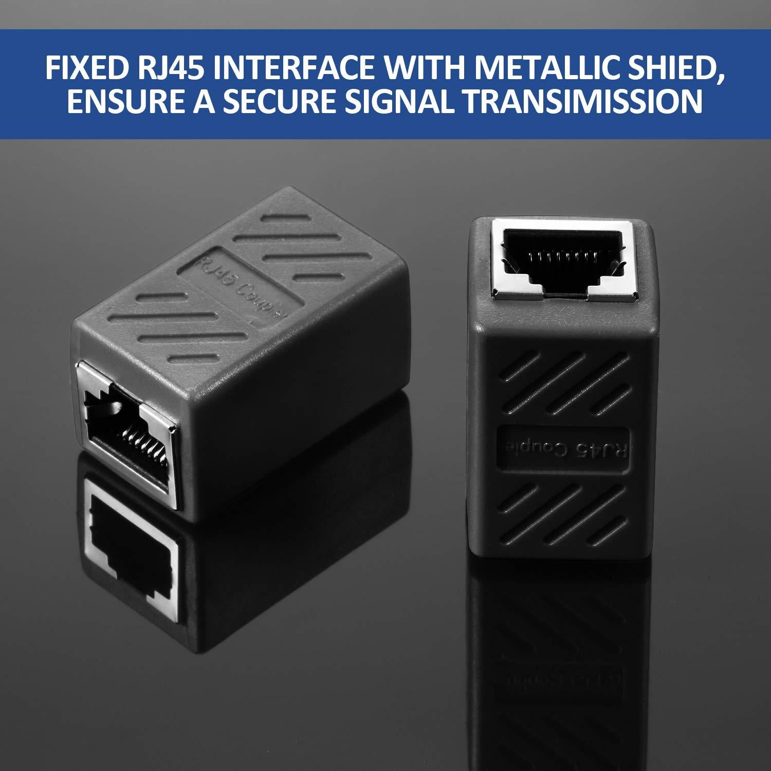 Acoplador RJ45 Hembra a Hembra Frienda 10 Piezas Cat7/6/5e