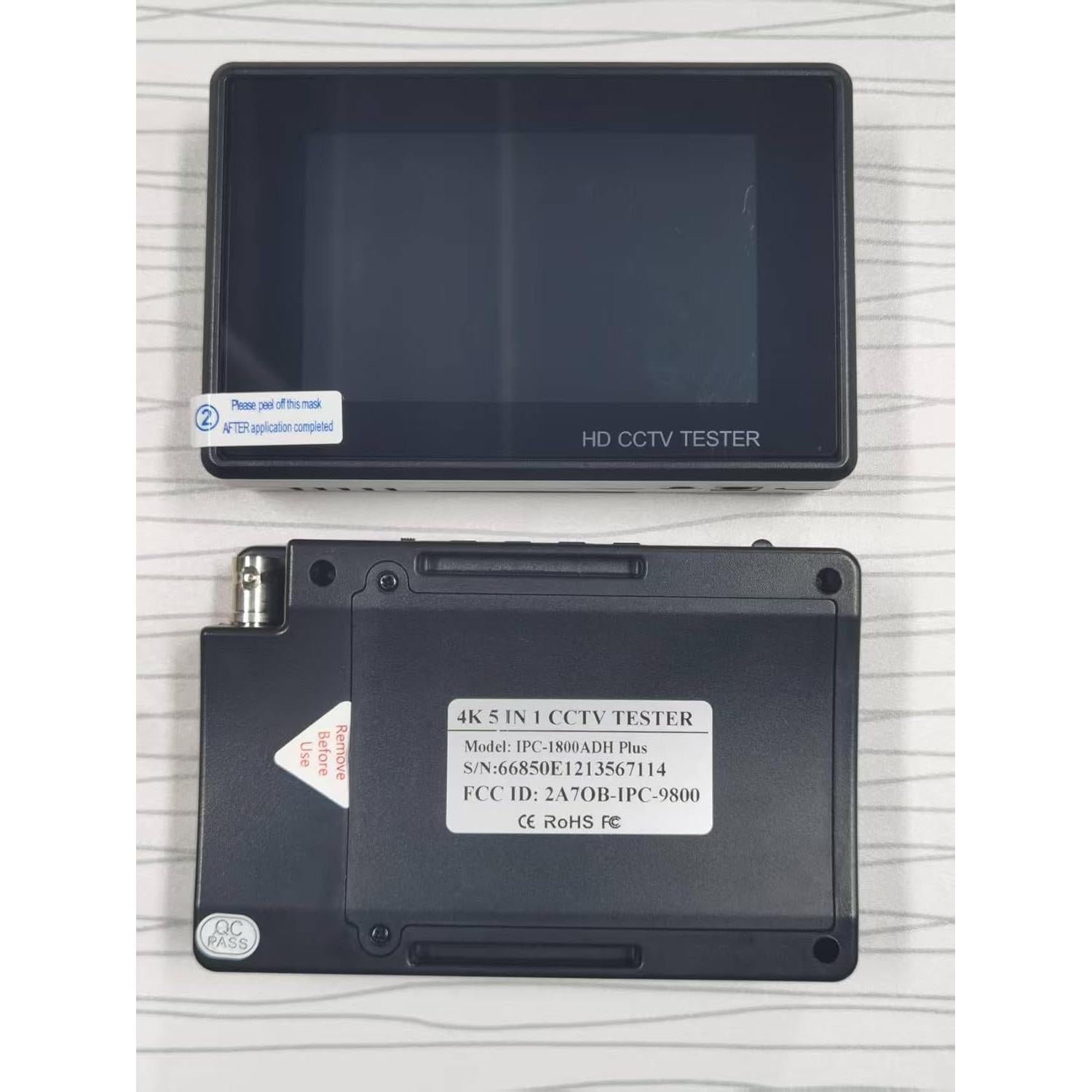 Probador CCTV EVERSECU IPC-1800ADH Plus 4" Pantalla Táctil