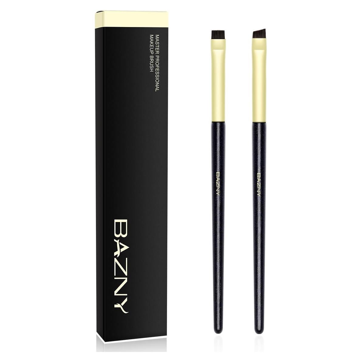 Juego de Pinceles de Delineador y Cejas BAZNY 2 Pcs