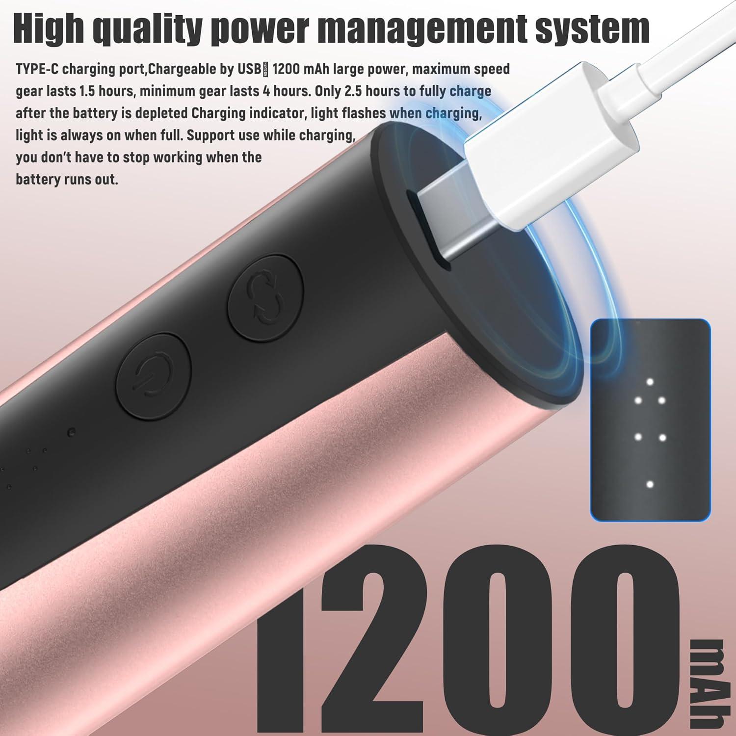 Removedor de Callos Eléctrico Bokynu MJQ-01 Rosa Recargable